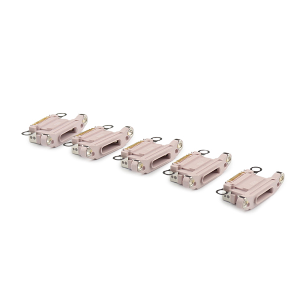 Charging Port ( 5 Pieces , Soldering Required) For iPhone 13/13 mini Pink OEM-Equivalent
