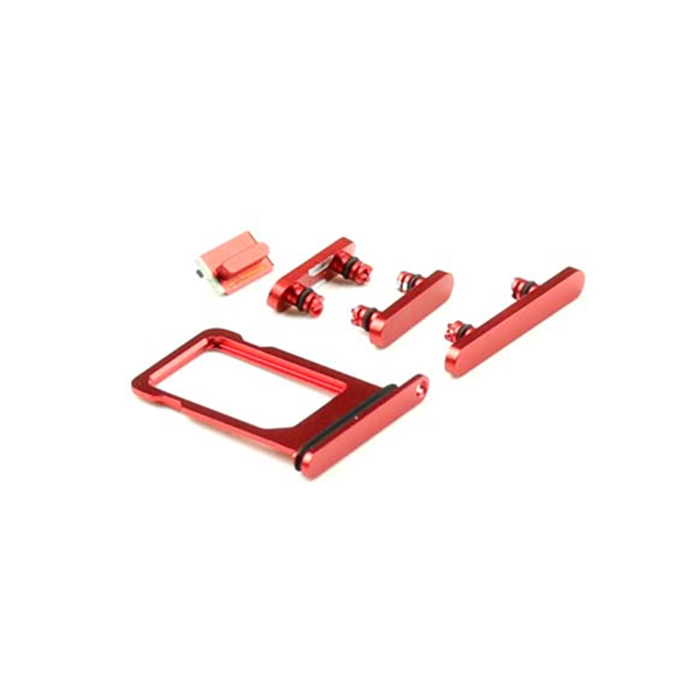 Housing Button Set For iPhone 13 Mini Red OEM-Equivalent
