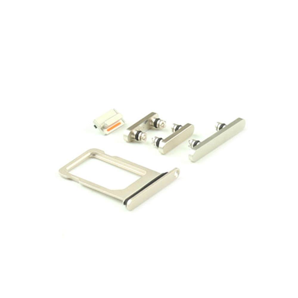 Housing Button Set For iPhone 13 Mini White OEM-Equivalent