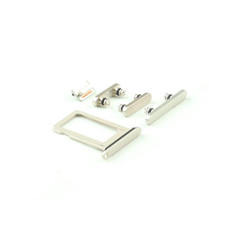 Housing Button Set For iPhone 12 Mini White OEM-Equivalent