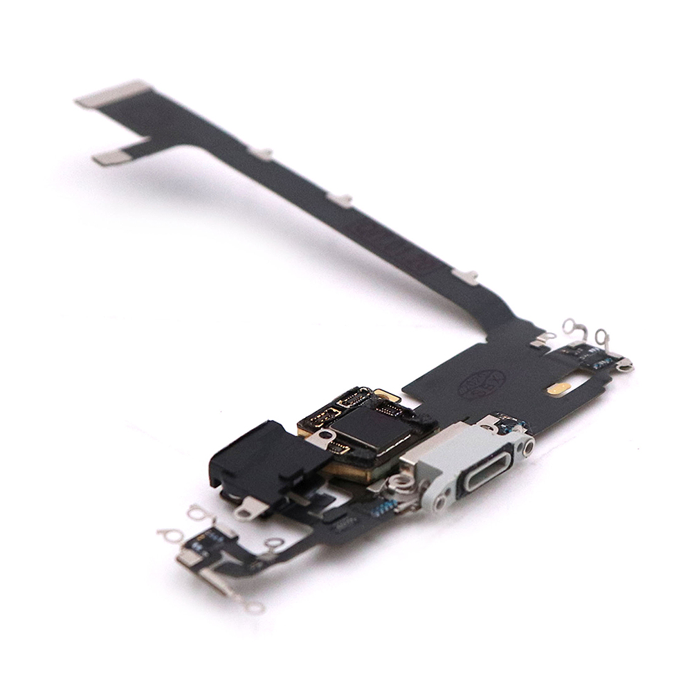 Charging Port For iPhone 11 Pro Max White Pulled