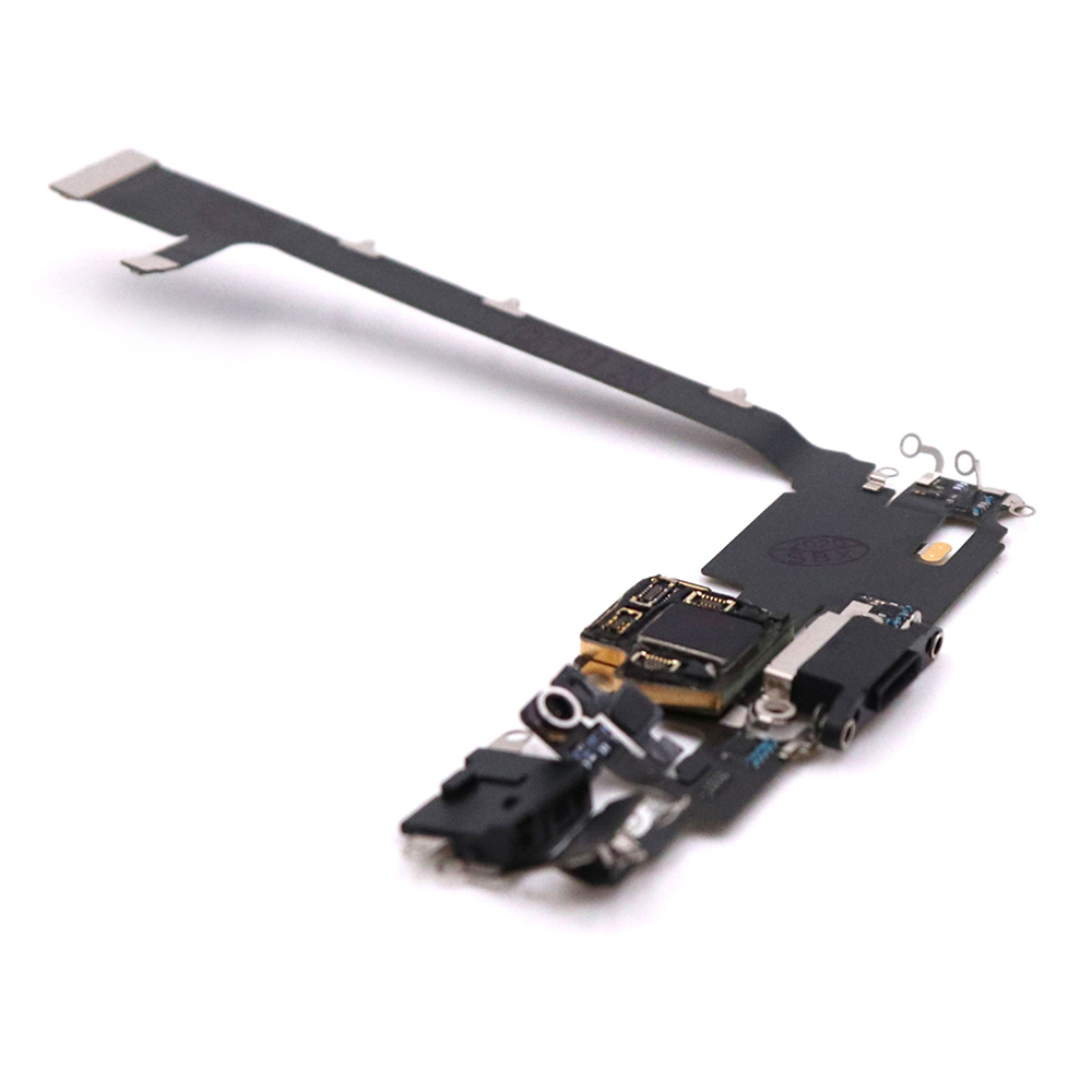 Charging Port For iPhone 11 Pro Max Black Pulled
