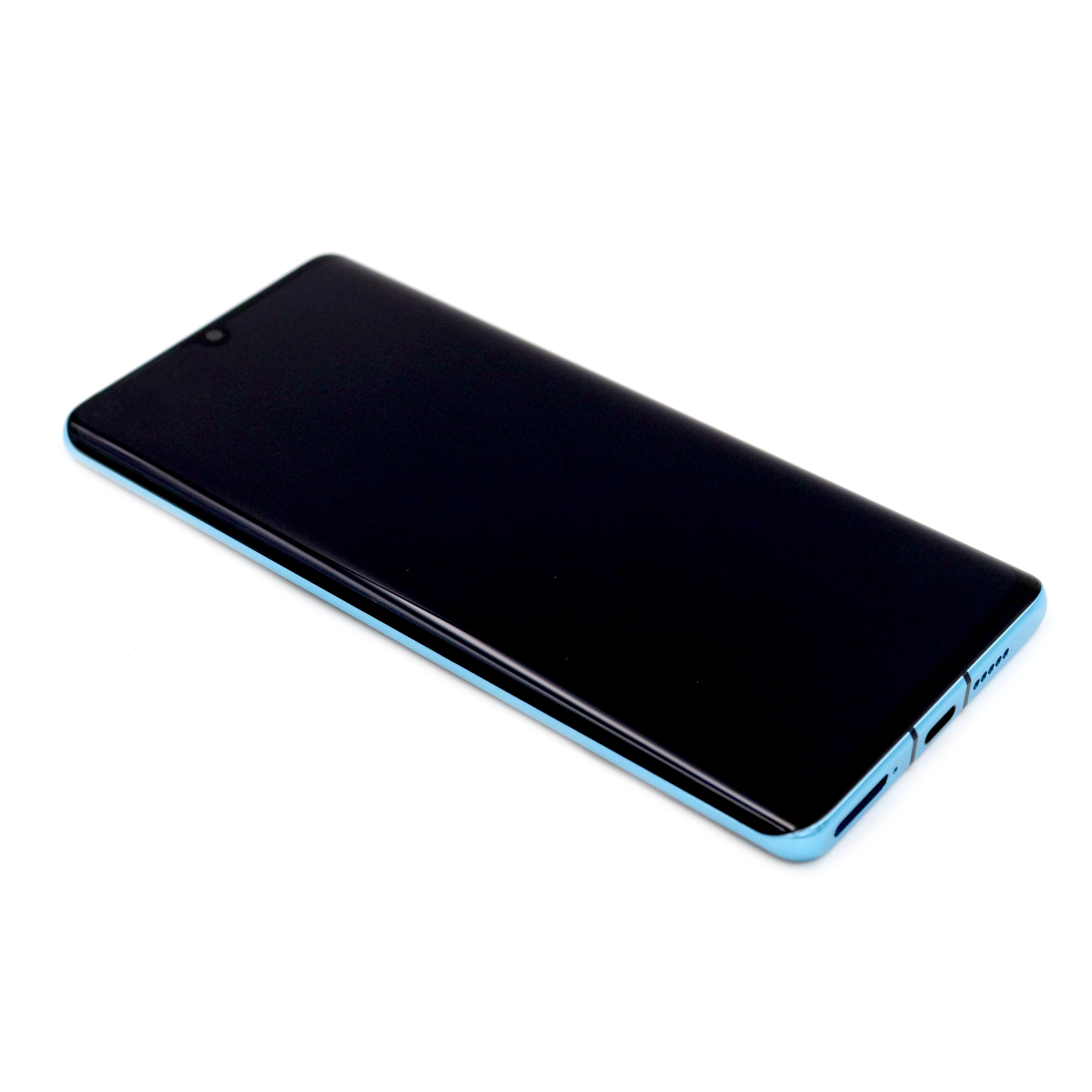 Display Complete with Housing and Battery For Huawei P30 Pro Blue Service Pack