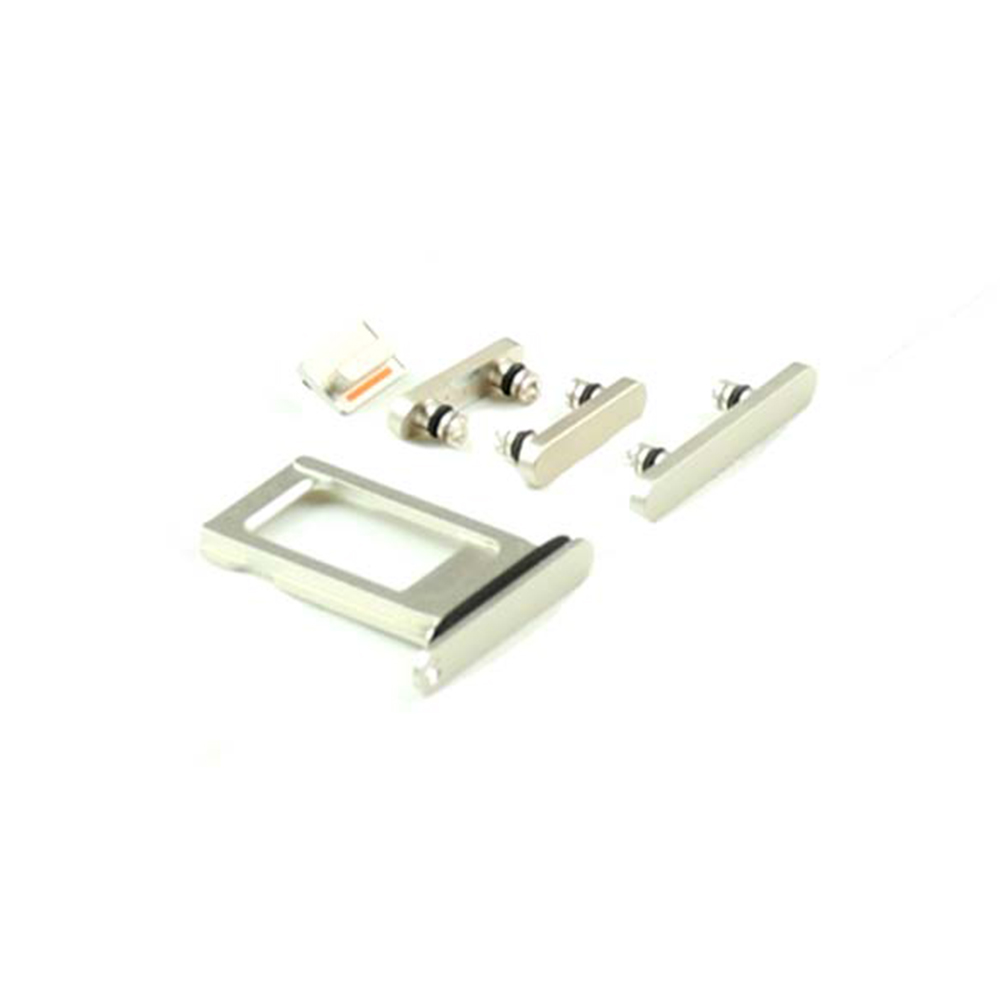 Housing Button Set For iPhone 12 White OEM-Equivalent