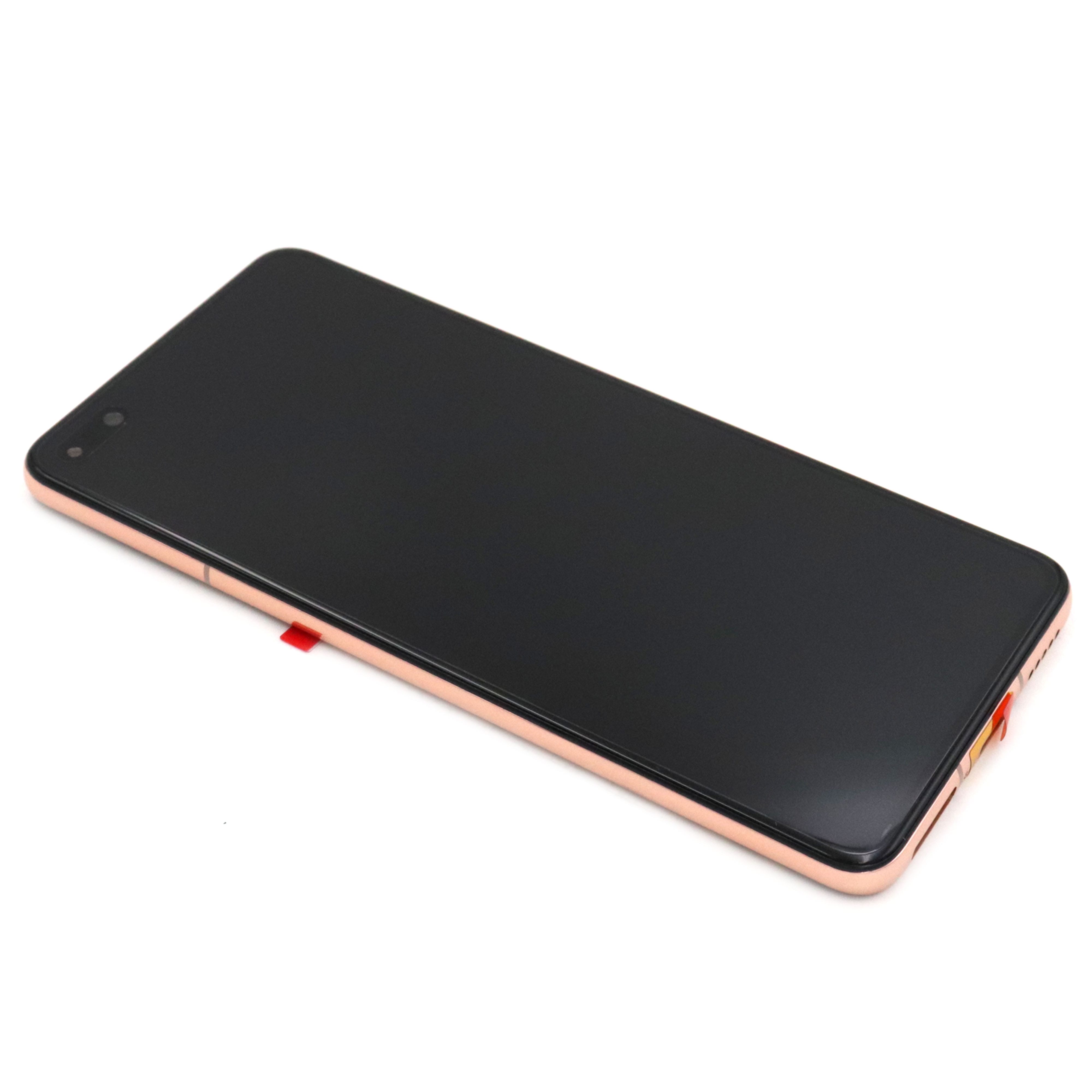 Display Complete with Housing and Battery For Huawei P40 Blush Gold Service Pack