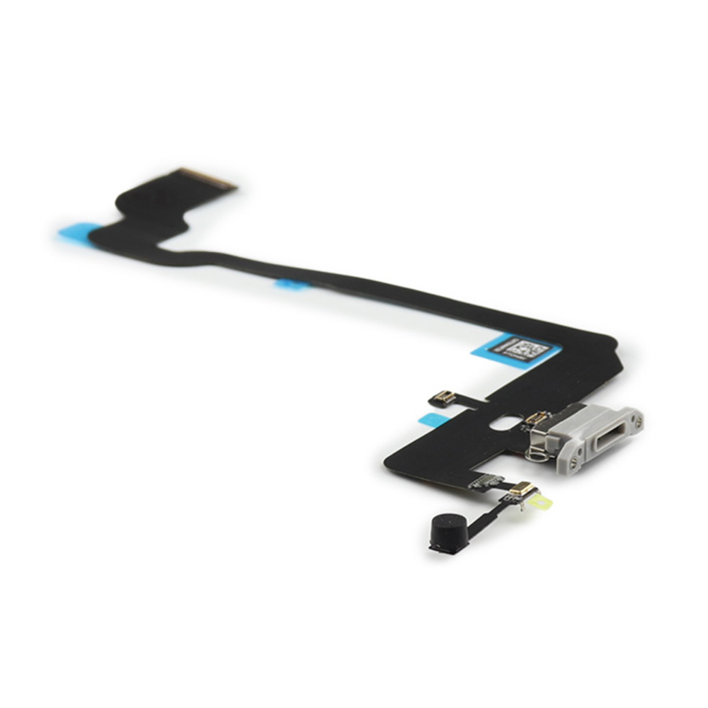 Charging Port For iPhone XS Silver OEM-Equivalent