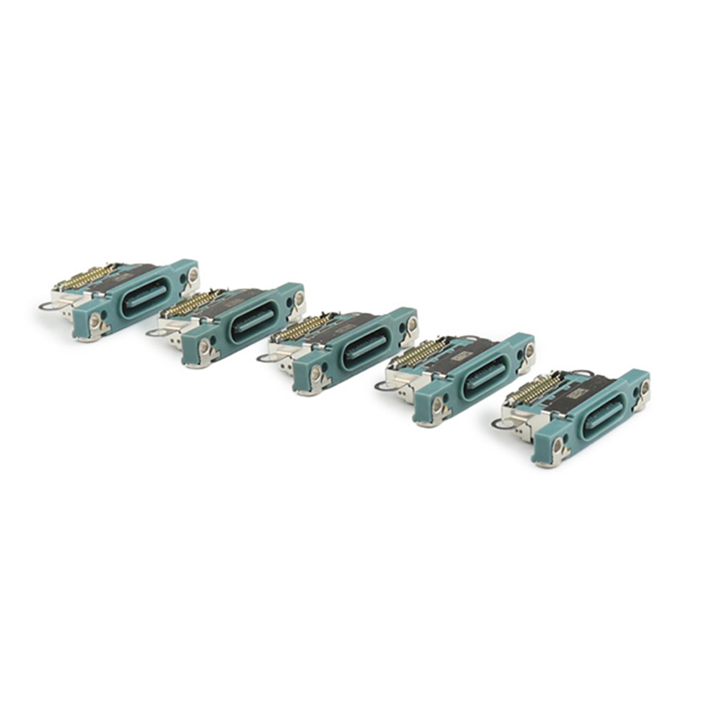 Charging Port ( 5 Pieces , Soldering Required) For iPhone 16/ 16 Plus Teal OEM-Equivalent
