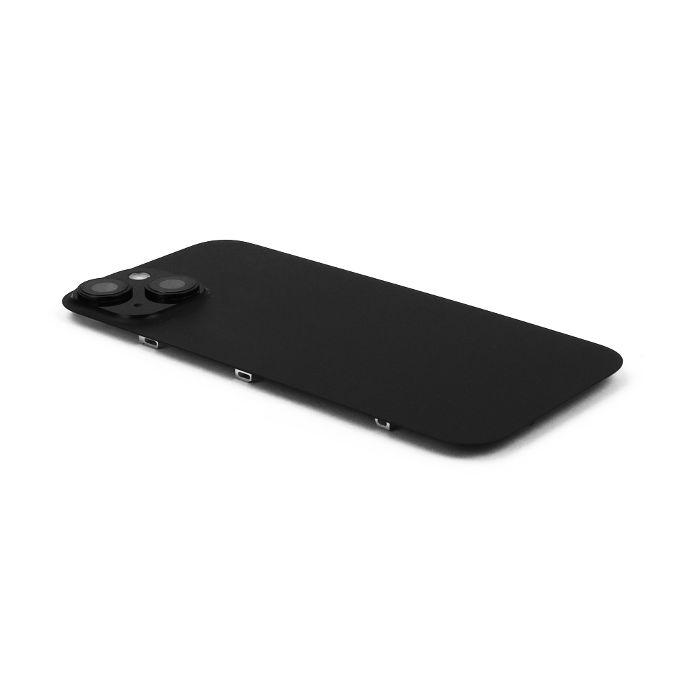 Back Cover incl. Camera lens, Flash Light and Wireless Charging For iPhone 15 (EU Version) Black Titanium Pulled B