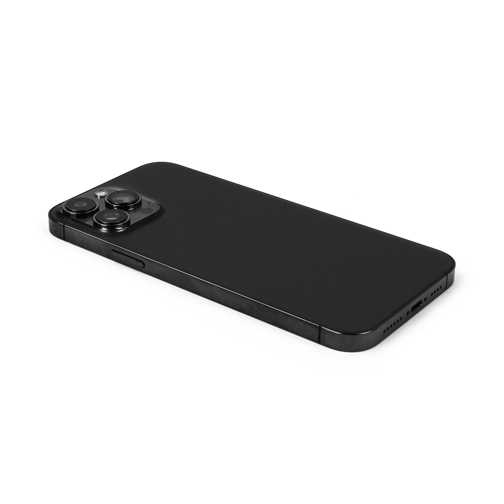 Rear Housing with small parts (EU Version) For iPhone 13 Pro Max Black Pulled C