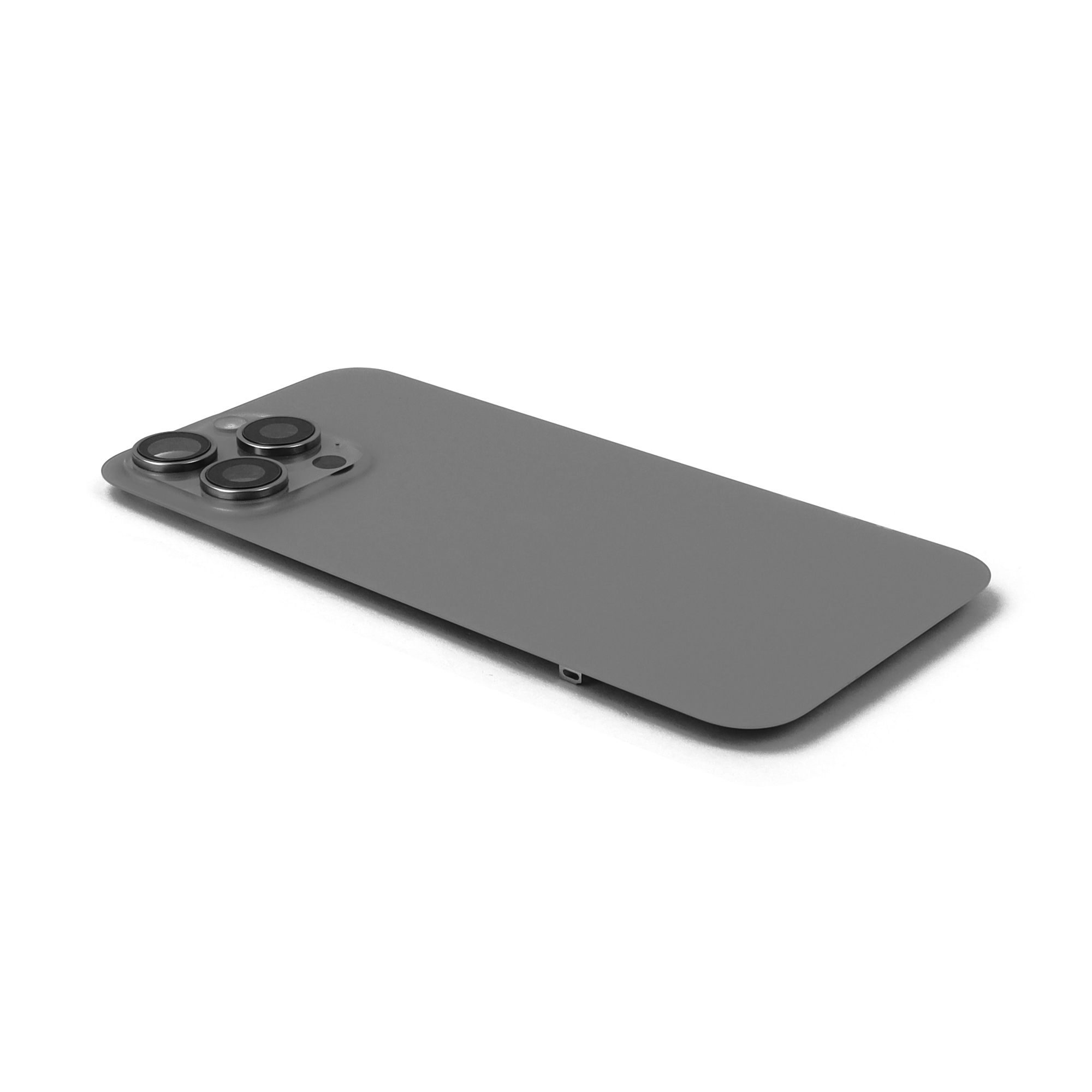 Back Cover incl. Camera lens, Flash Light and Wireless Charging For iPhone 15 Pro Max Natural Titanium Pulled B