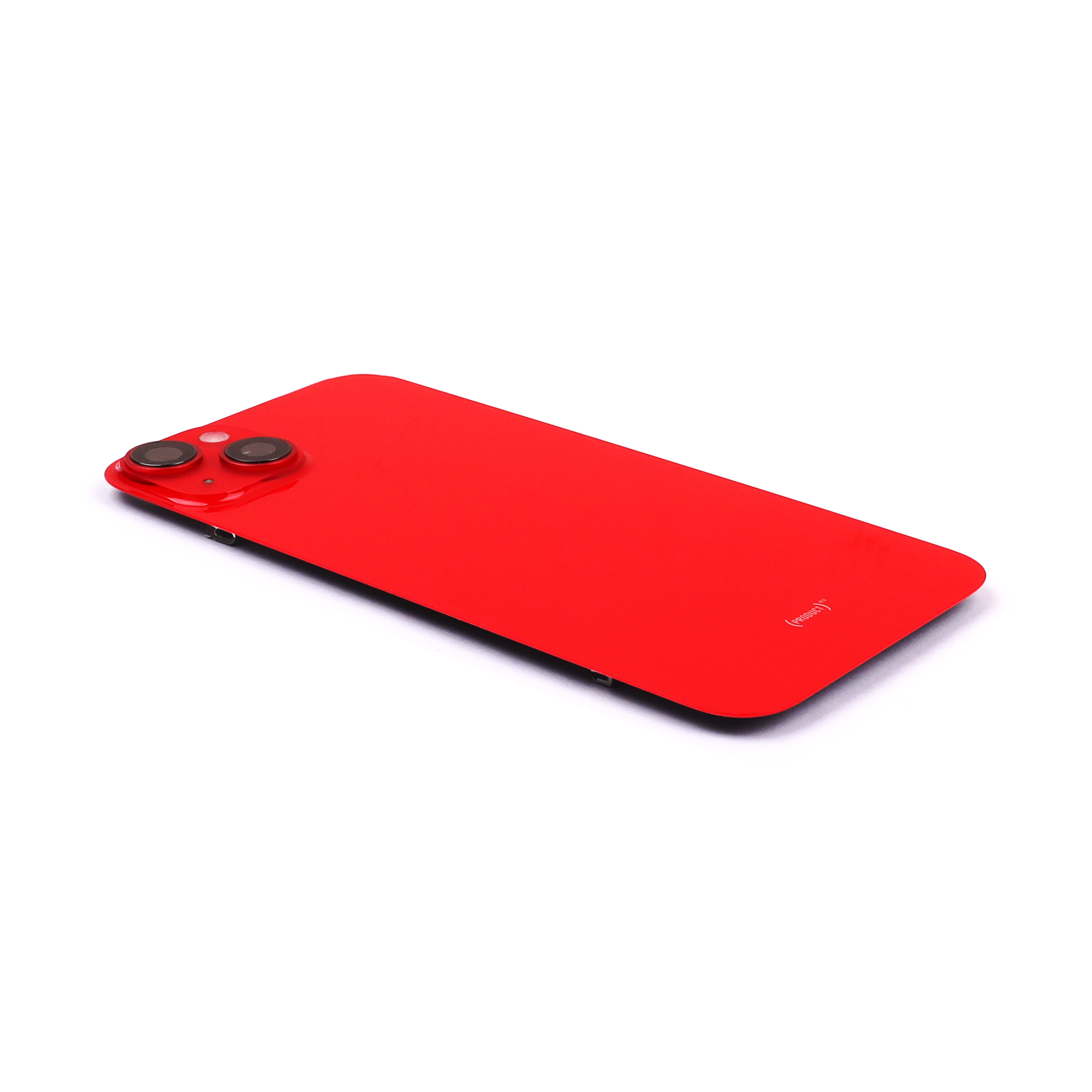 Back Cover incl. Camera lens, Flash Light and Wireless Charging For iPhone 14 Plus Red Pulled B