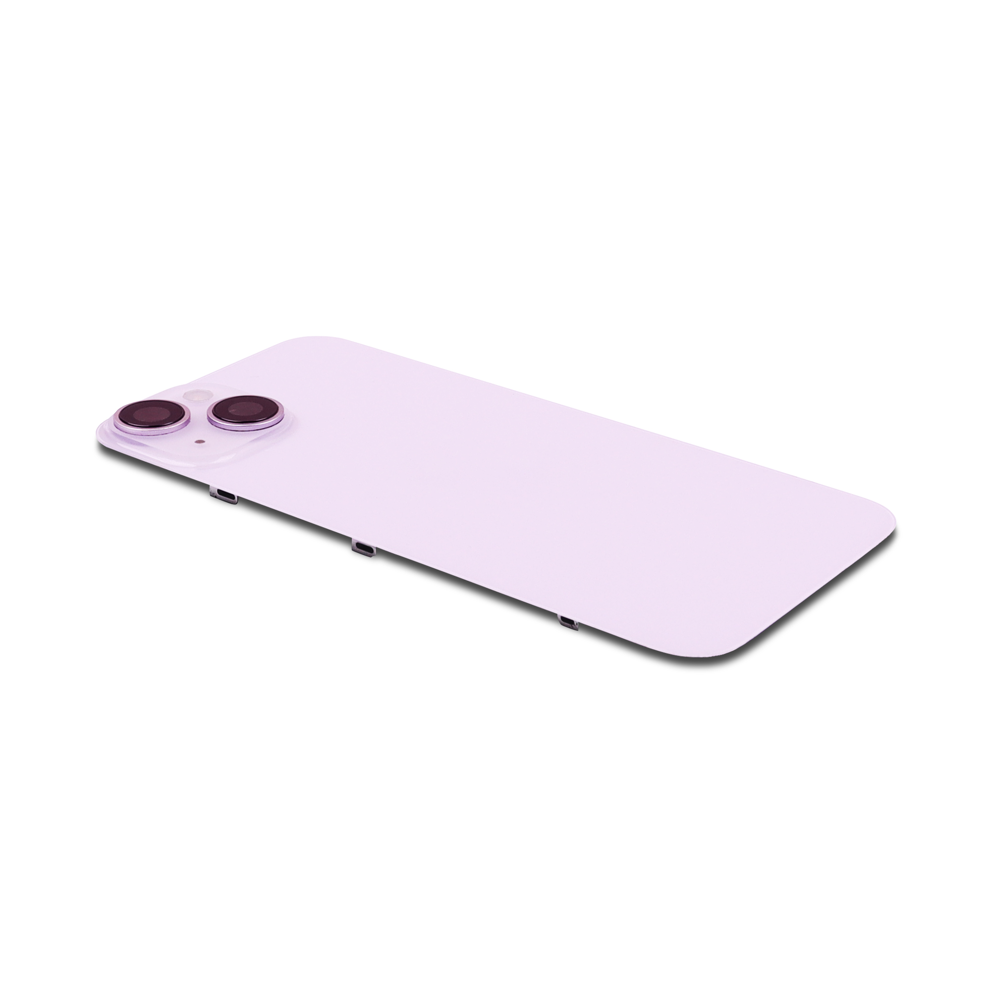 Back Cover incl. Camera lens, Flash Light and Wireless Charging For iPhone 14 Purple Pulled B