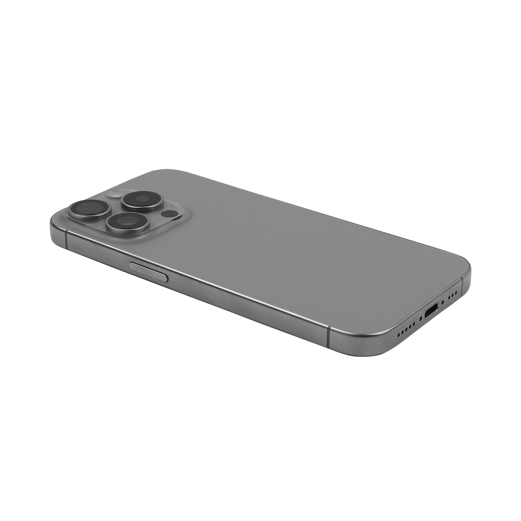 Rear Housing with small parts For iPhone 15 Pro (EU Version) Natural Titanium Pulled C