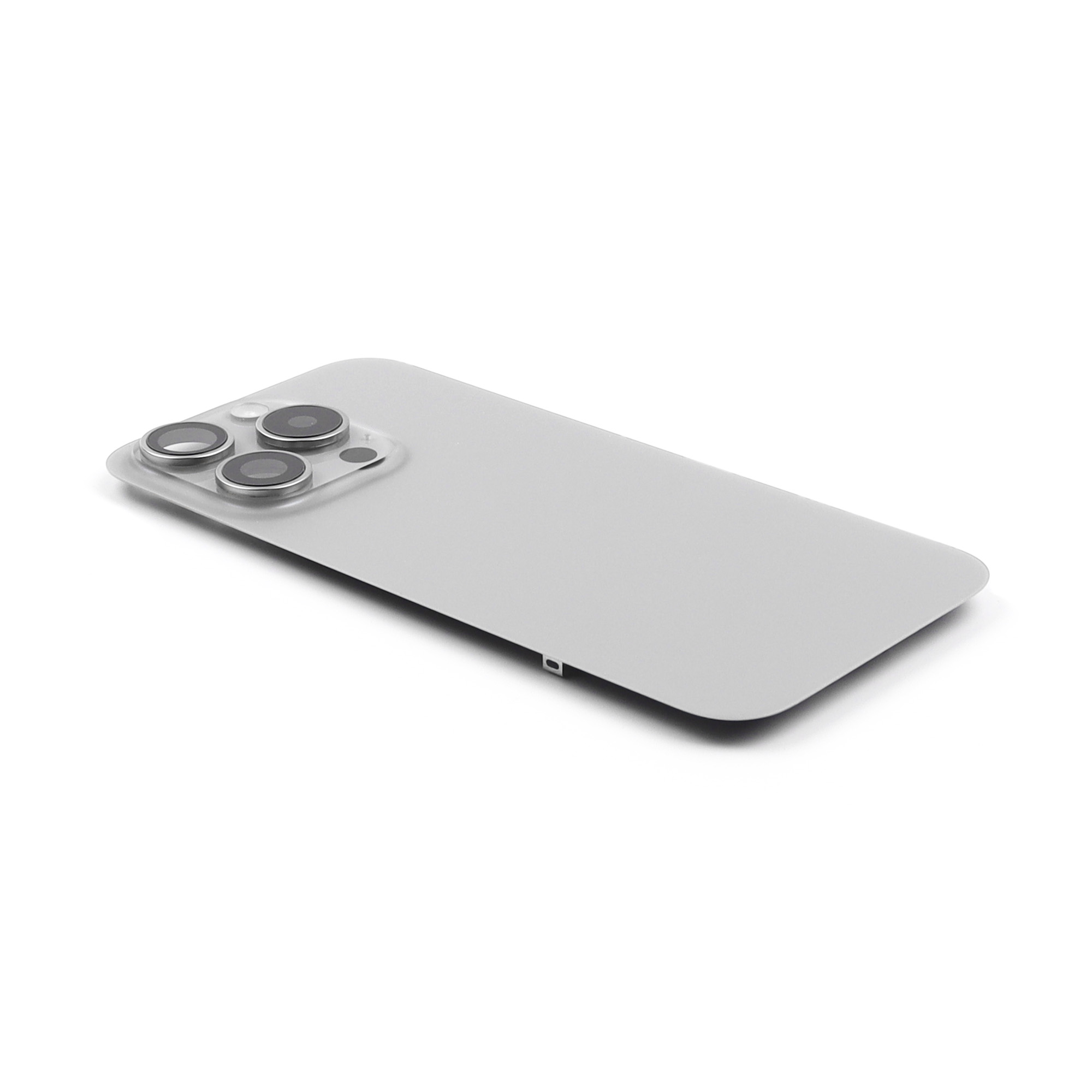 Back Cover incl. Camera lens, Flash Light and Wireless Charging For iPhone 15 Pro Natural Titanium Pulled C