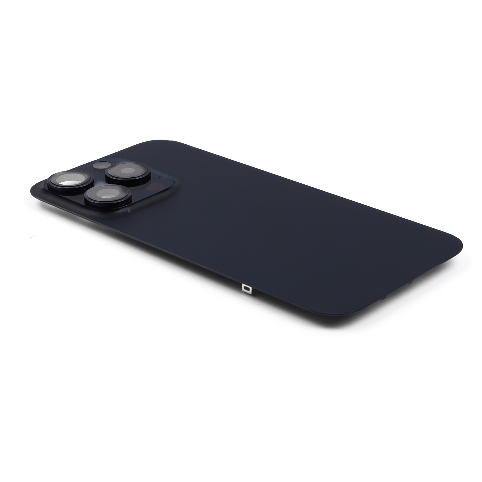 Back Cover incl. Camera lens, Flash Light and Wireless Charging For iPhone 15 Pro Blue Titanium Pulled C