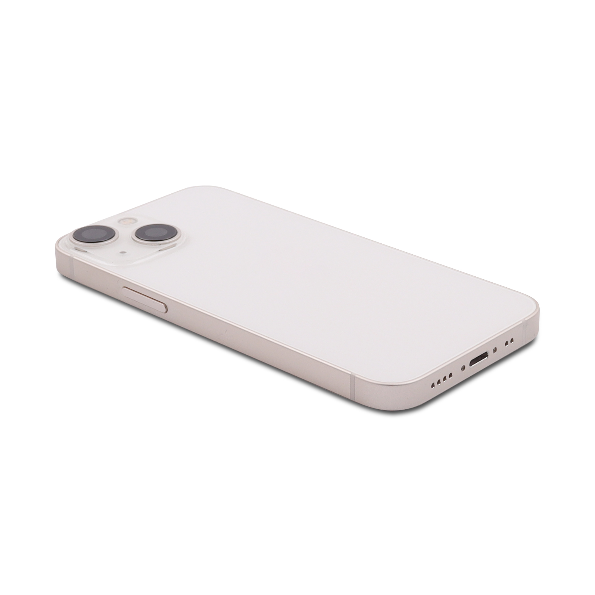 Rear Housing with small parts (EU Version) For iPhone 13 Mini White Pulled C