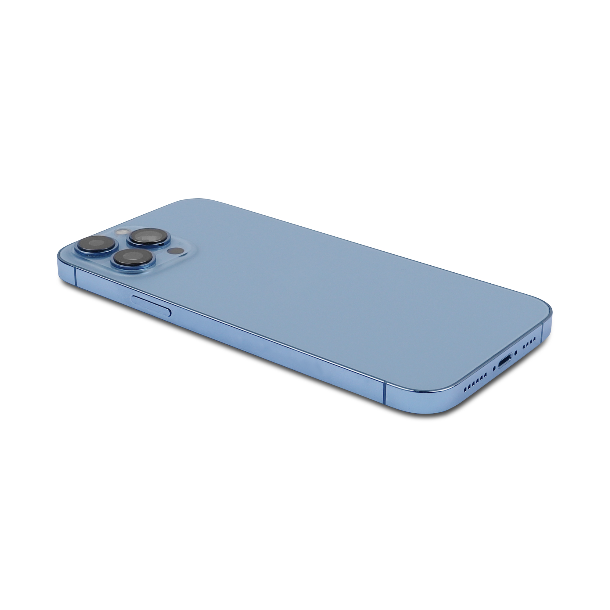 Rear Housing with small parts (EU Version) For iPhone 13 Pro Max Sierra Blue Pulled C
