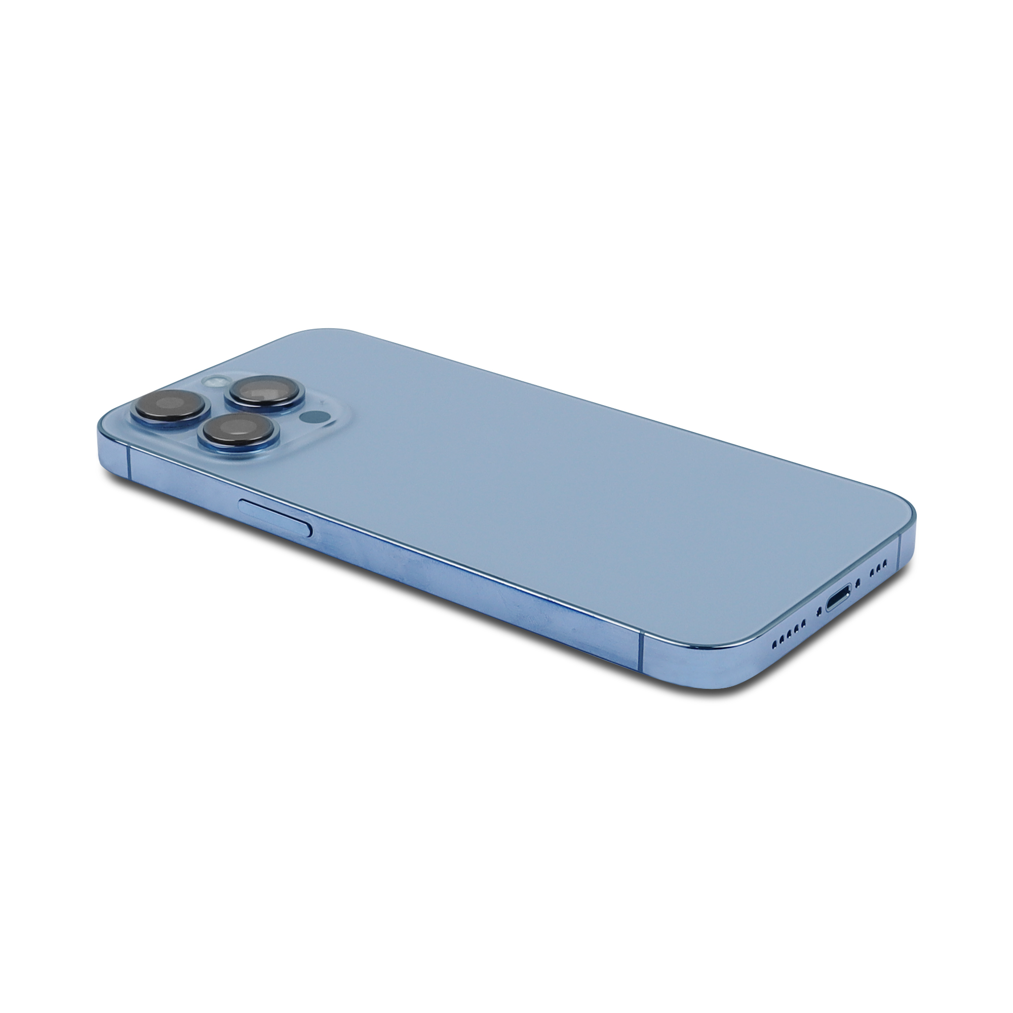 Rear Housing with small parts (EU Version) For iPhone 13 Pro Sierra Blue Pulled C