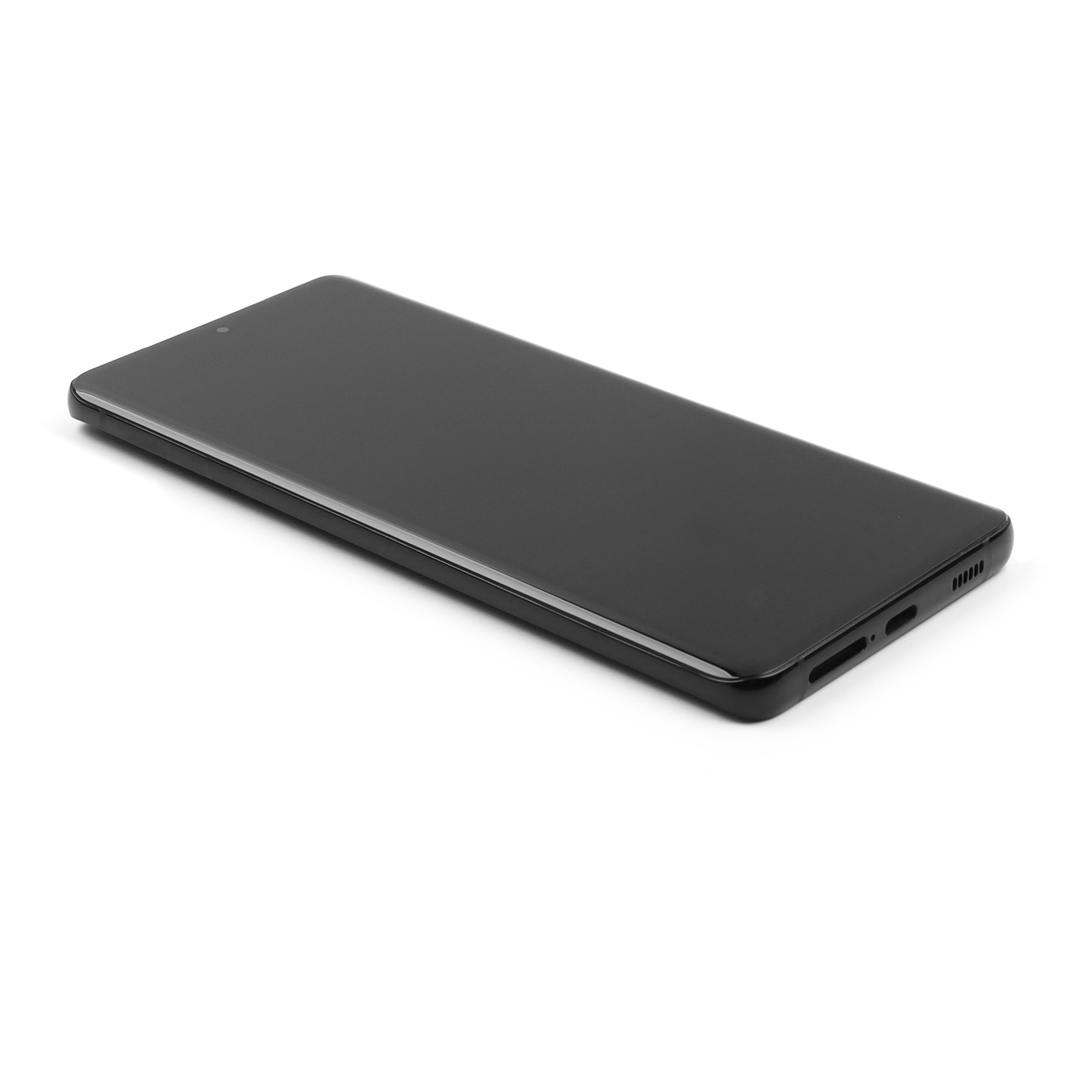 Display Complete with Housing For Samsung Galaxy S21 Ultra 5G Phantom Black Soft Oled