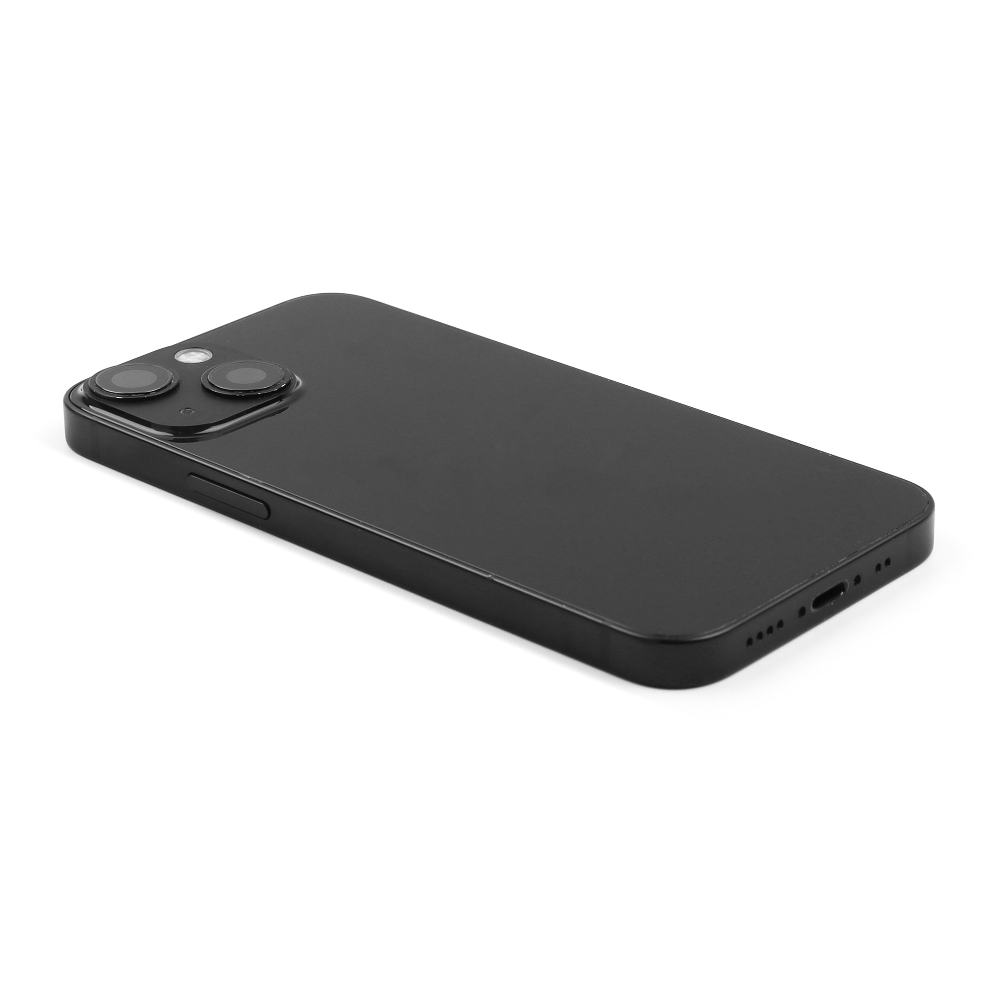 Rear Housing with small parts (EU Version) For iPhone 13 Mini Black Pulled C