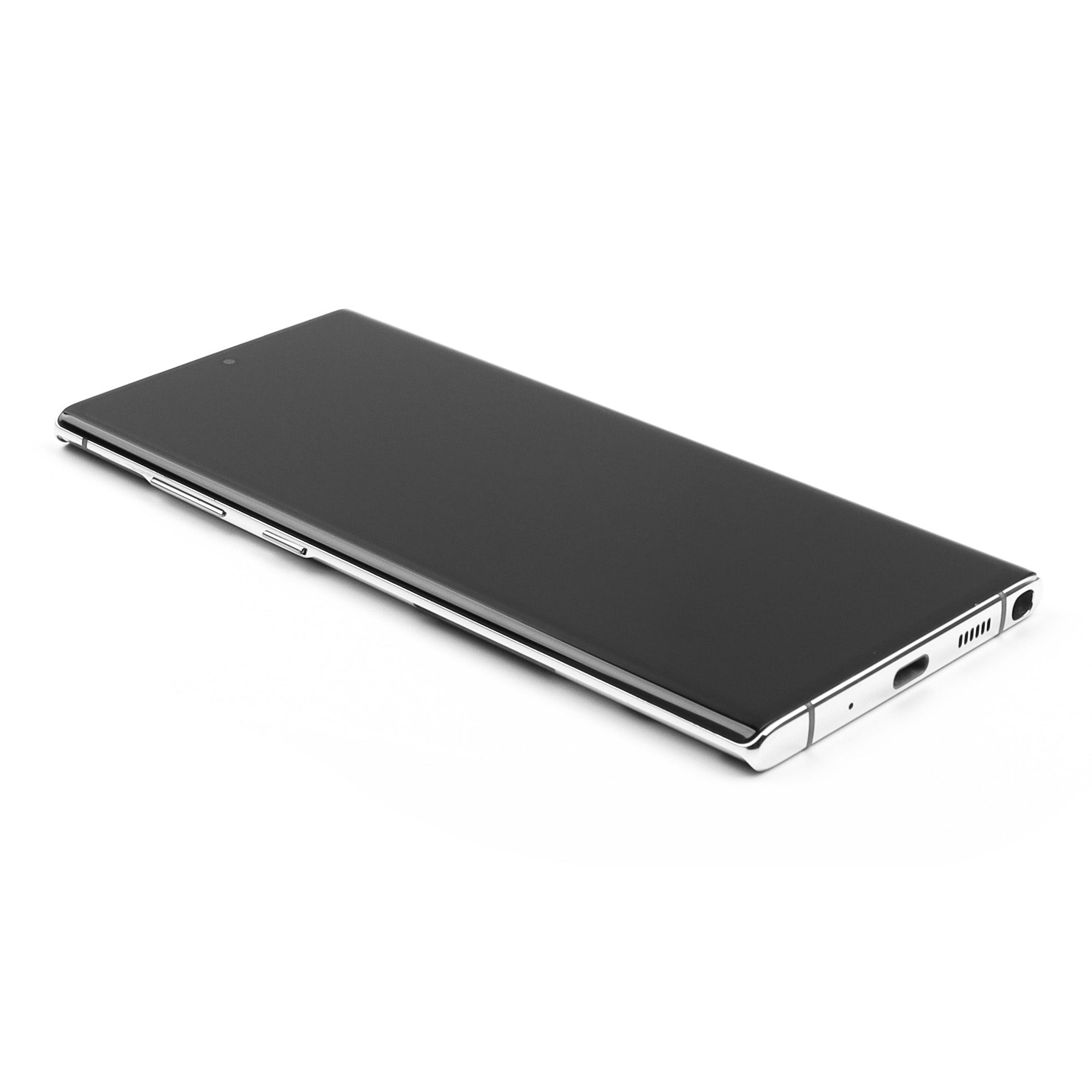 Display Complete with Housing For Samsung Galaxy Note 10 Plus (N975F) Silver Soft Oled