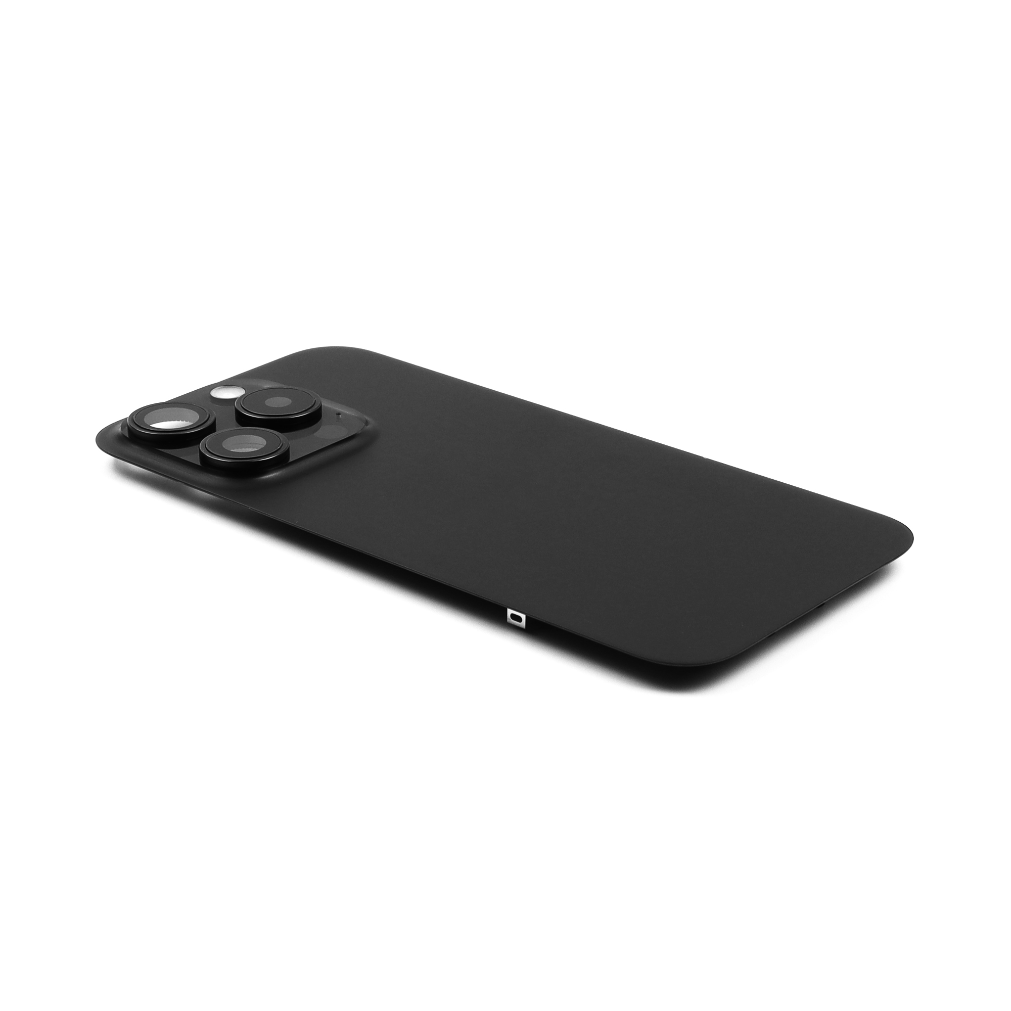 Back Cover incl. Camera lens, Flash Light and Wireless Charging For iPhone 15 Pro Black Titanium Pulled B