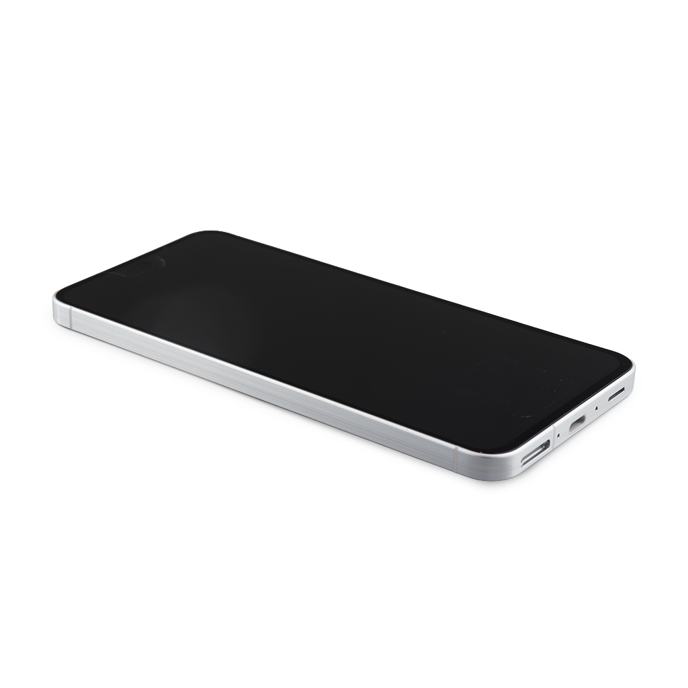 Display (Pre-Assembled) Complete with Housing For Samsung Galaxy A56 Lightgray Service Pack