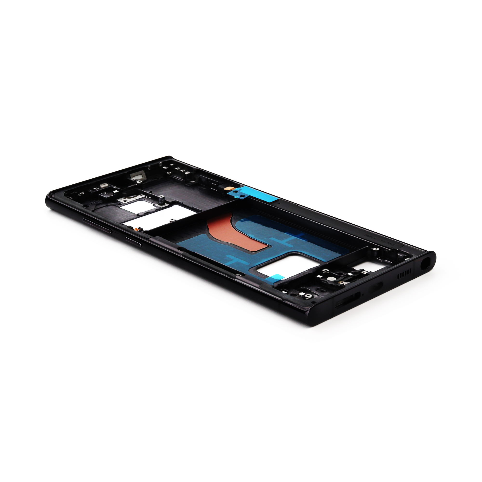 Middle Frame For Samsung Galaxy S22 Ultra (SM-S908B) Black OEM-Equivalent