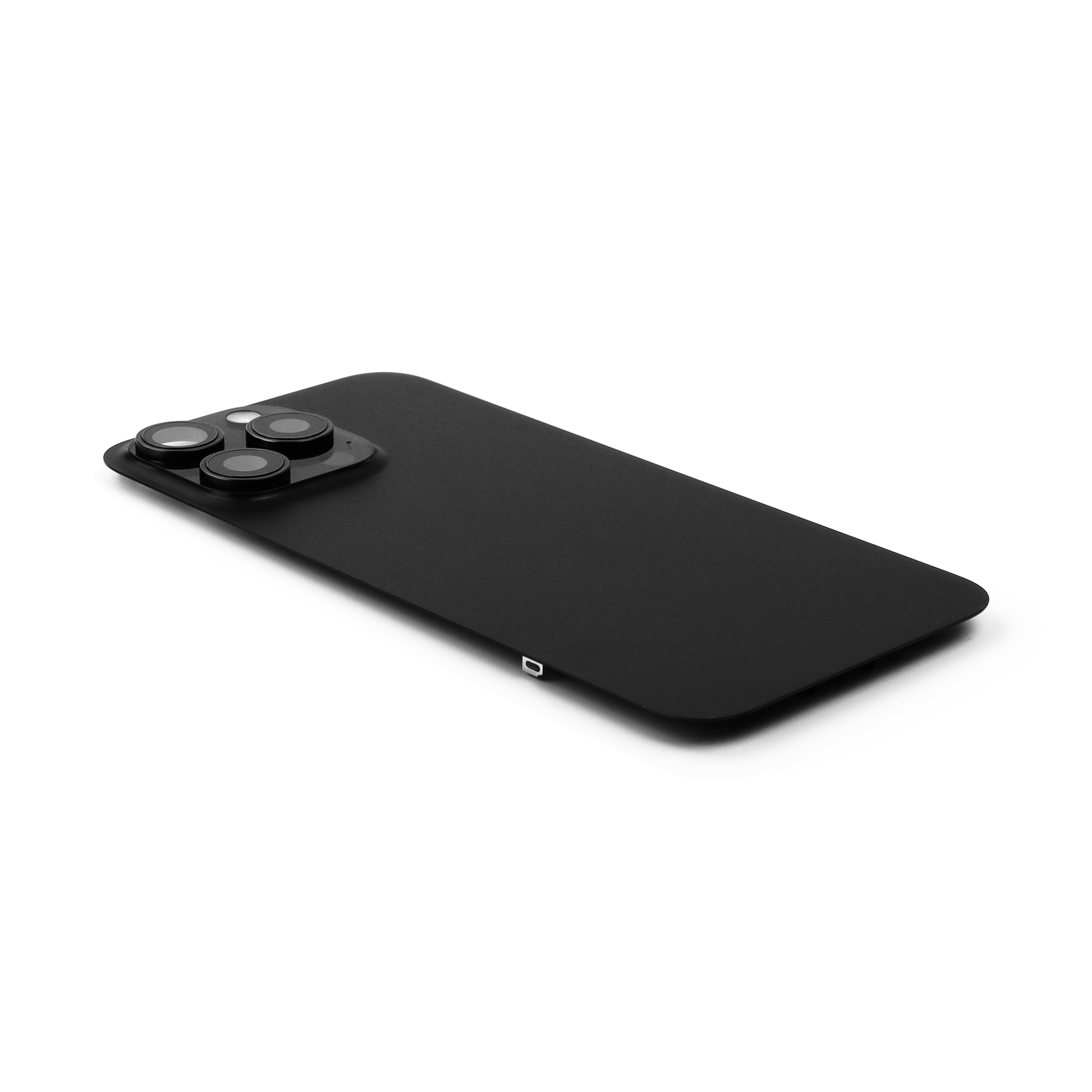 Back Cover incl. Camera lens, Flash Light and Wireless Charging For iPhone 15 Pro Max Black Titanium Pulled B