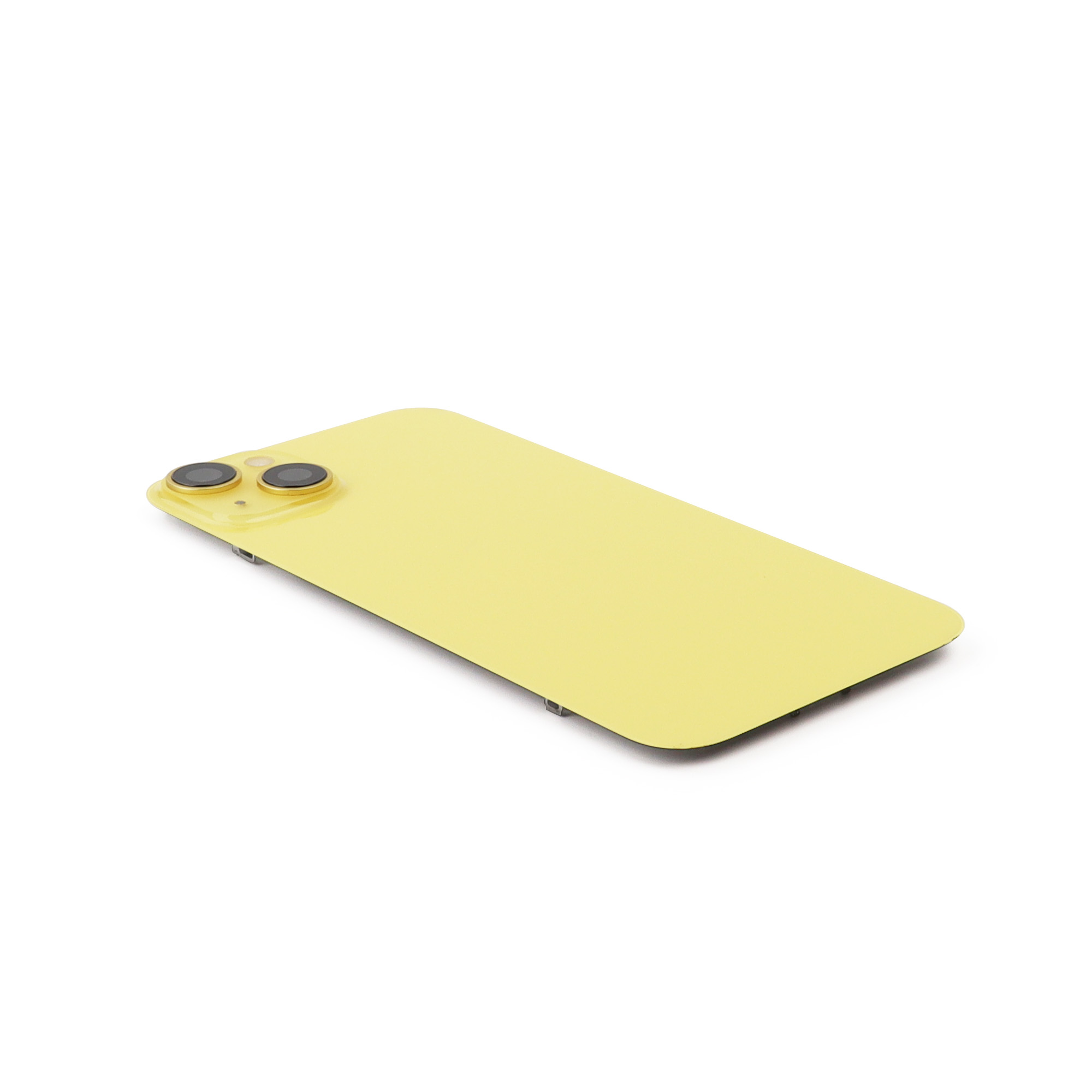 Back Cover incl. Camera lens, Flash Light and Wireless Charging For iPhone 14 Plus Yellow Pulled