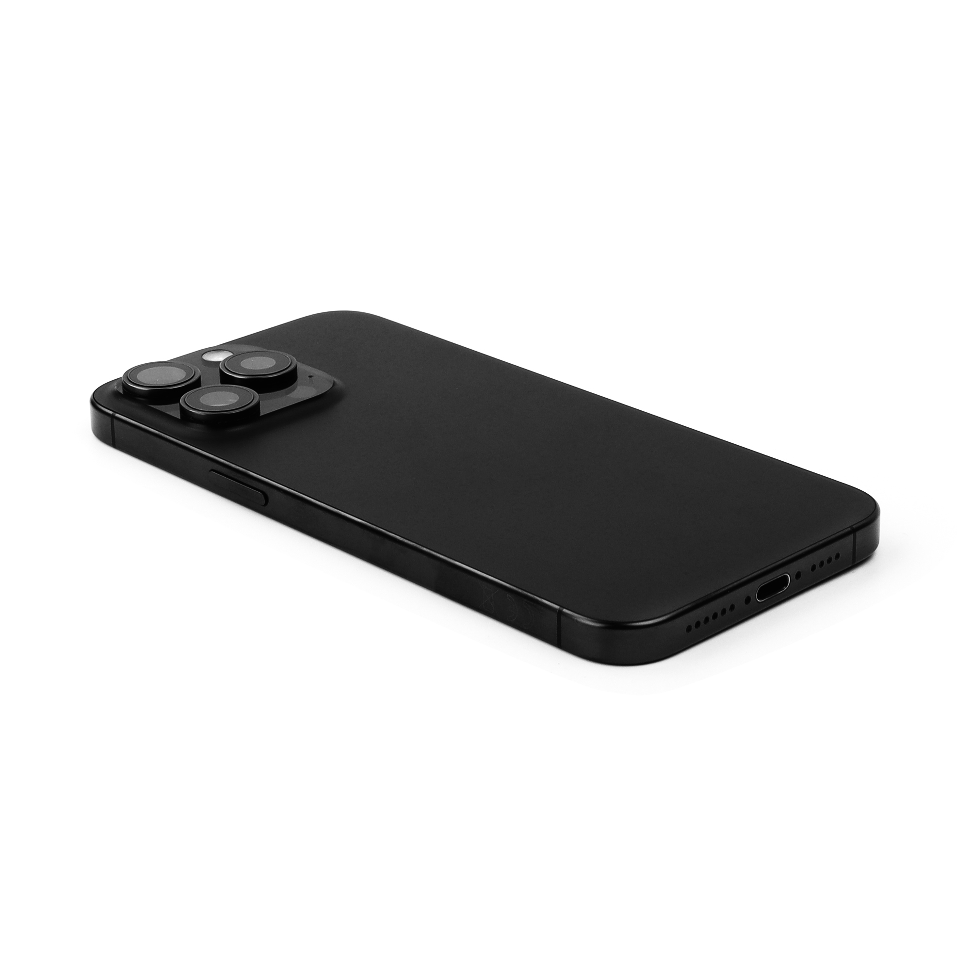 Rear Housing with small parts For iPhone 15 Pro Max (EU Version) Black Titanium Pulled C