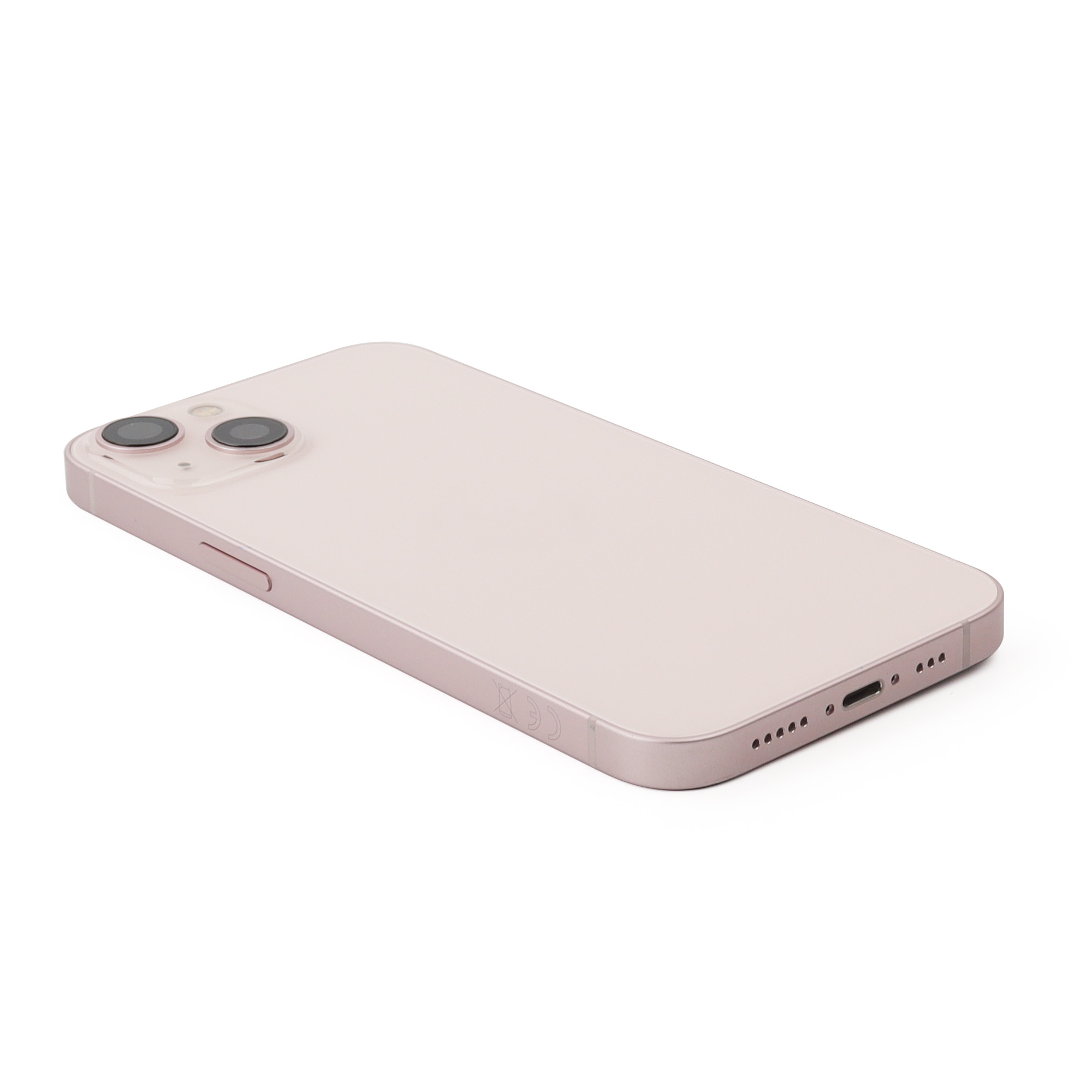Rear Housing with small parts (EU Version) For iPhone 13 Pink Pulled B