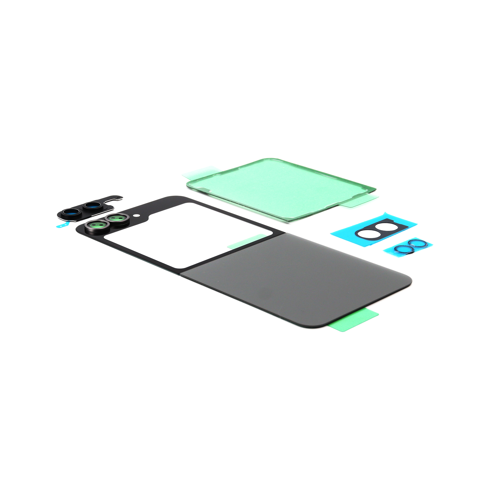 Back Cover For Samsung Galaxy Z Flip6 Silver Shadow OEM-Equivalent