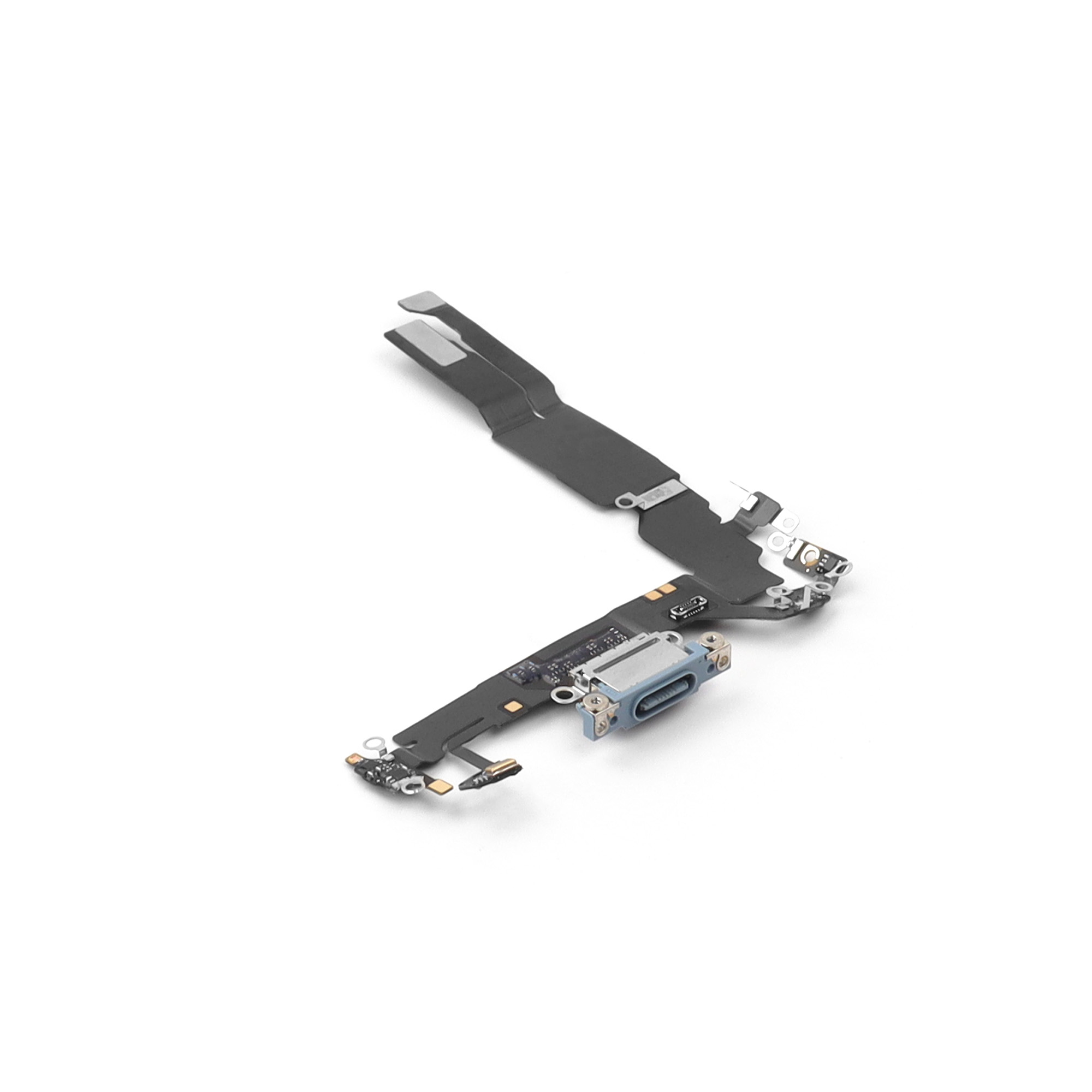 Charging Connector For Apple iPhone 17 Mist Blue Pulled