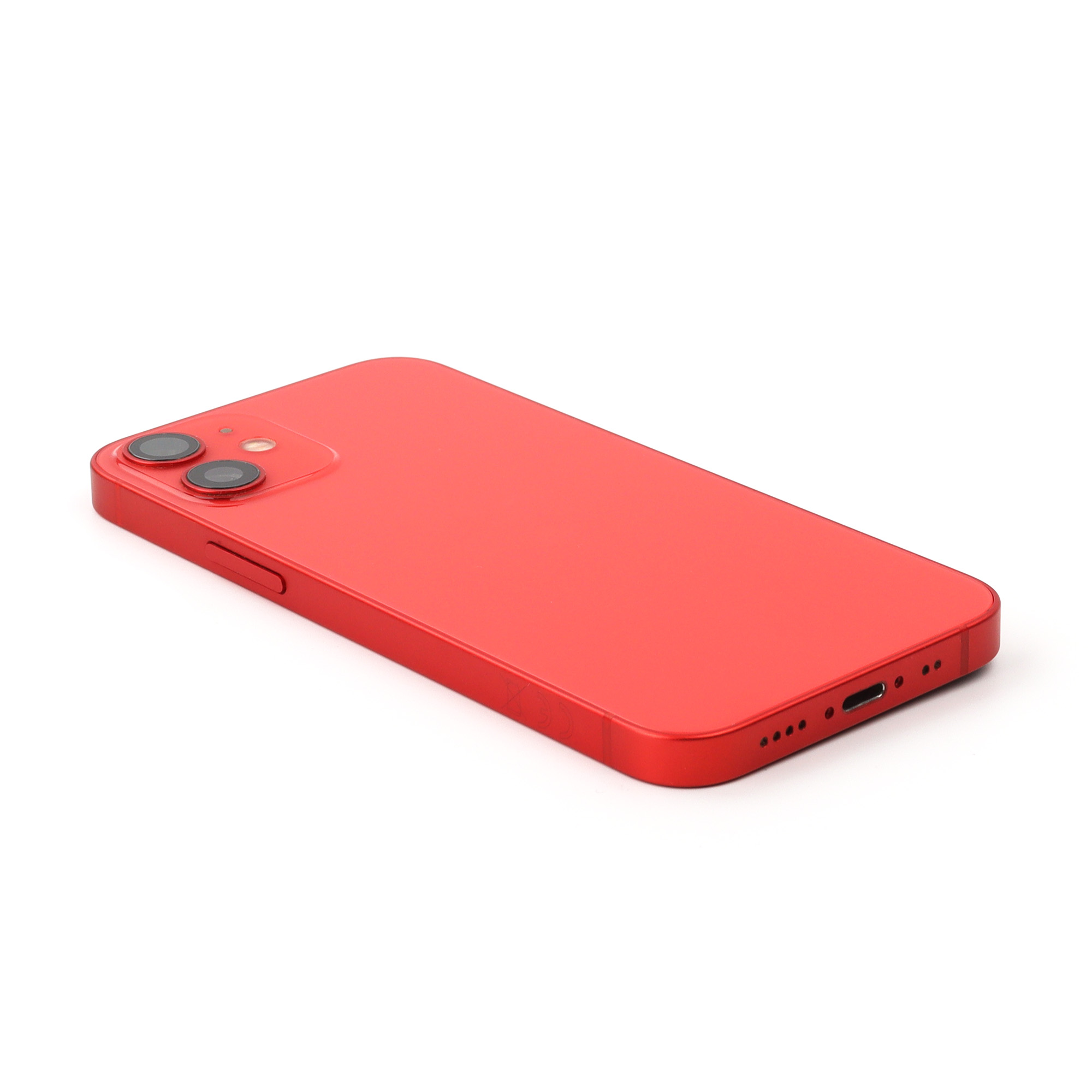 Rear Housing with small parts (EU Version) For iPhone 12 Mini Red Pulled C