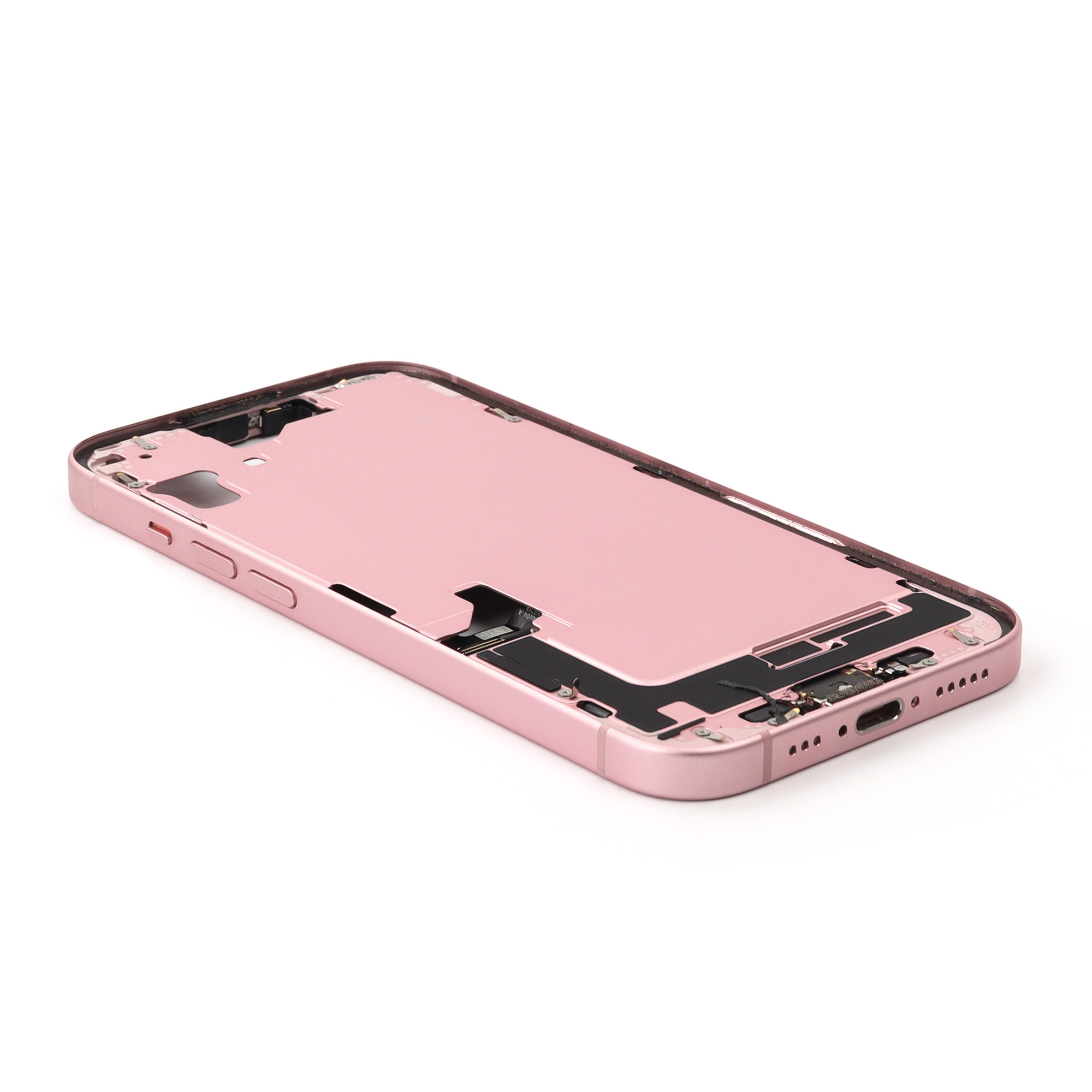 Middle Frame With Power And Volume Button For iPhone 15 (US Version) Pink Titanium Pulled
