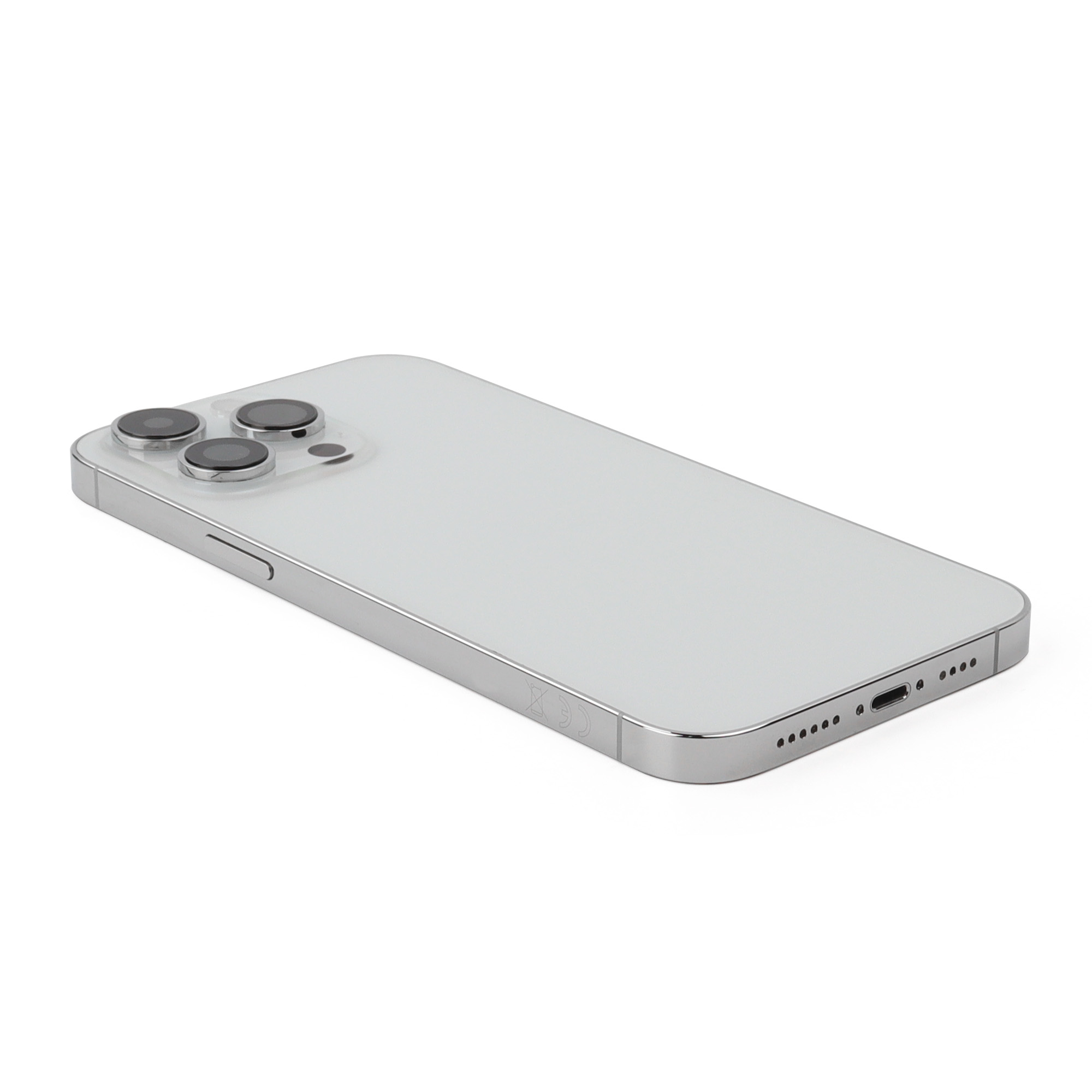 Rear Housing (EU Version) with small parts For iPhone 14 Pro Max Silver Pulled C