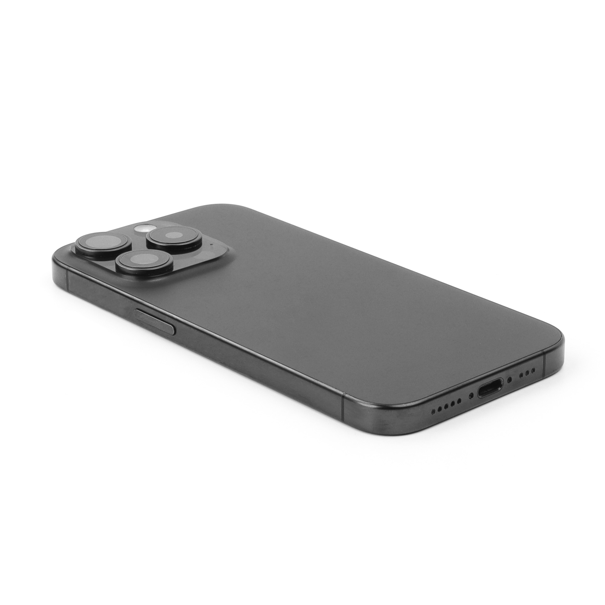 Rear Housing with small parts For iPhone 15 Pro (EU Version) Black Titanium Pulled C