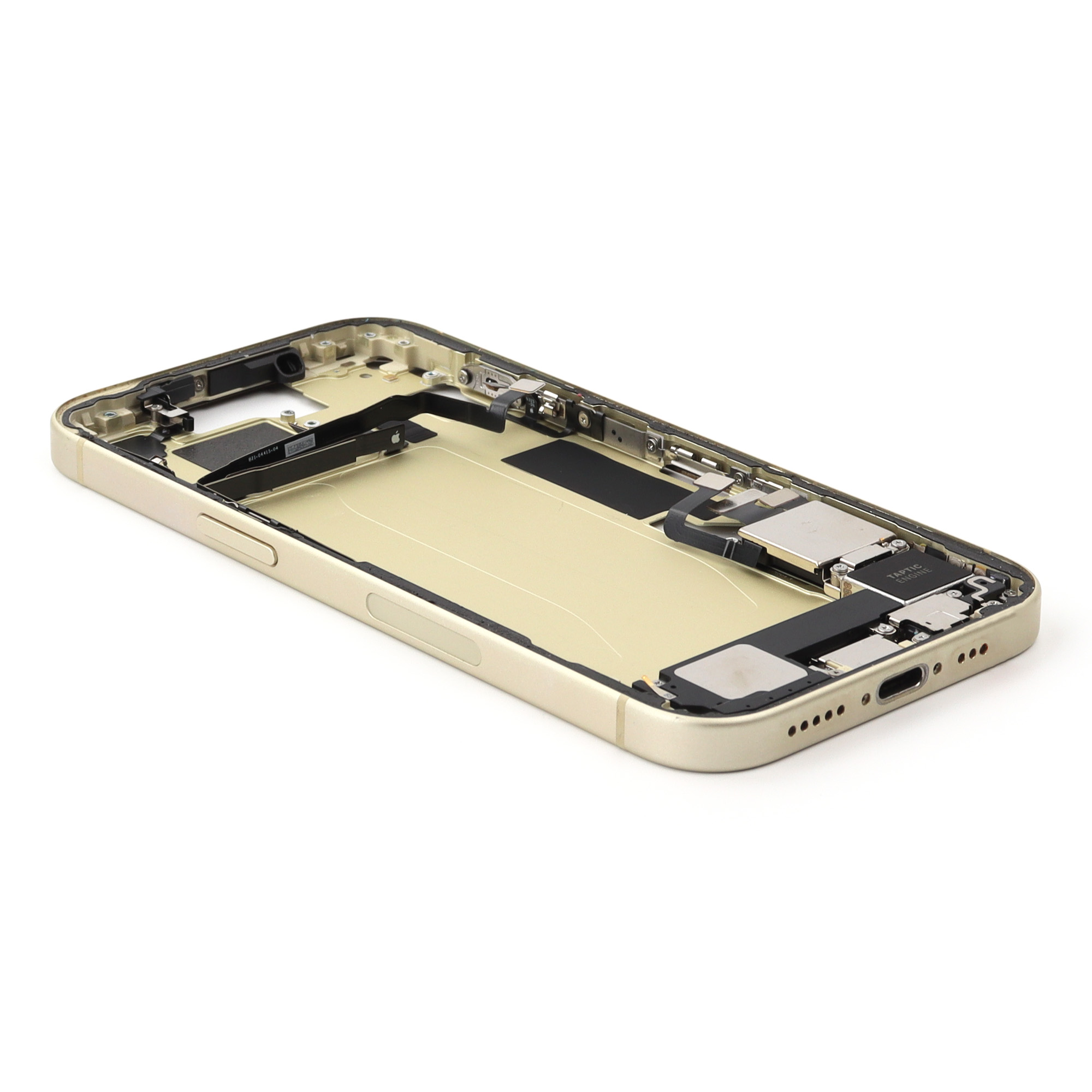 Middle Frame With Power And Volume Button For iPhone 15 (US Version) Yellow Titanium Pulled