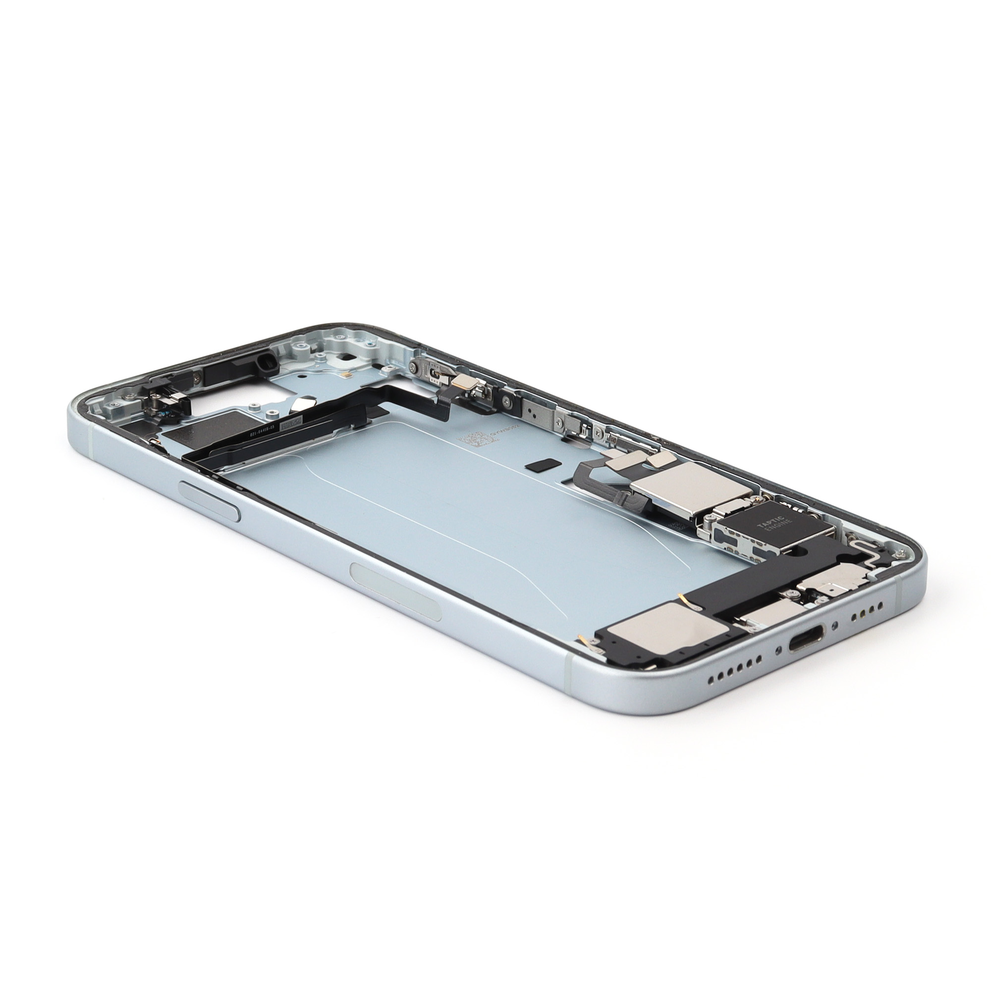 Middle Frame With Power And Volume Button For iPhone 15 Plus (US Version) Blue Titanium Pulled