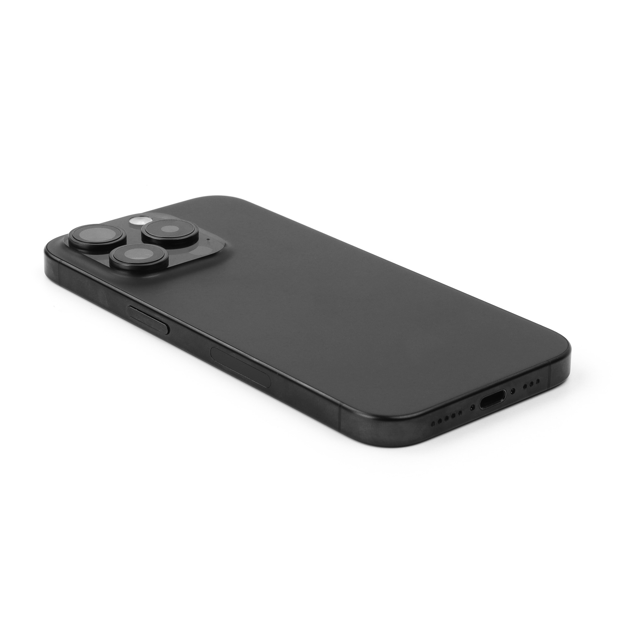 Rear Housing with small parts (US Version) For iPhone 15 Pro Black Titanium Pulled