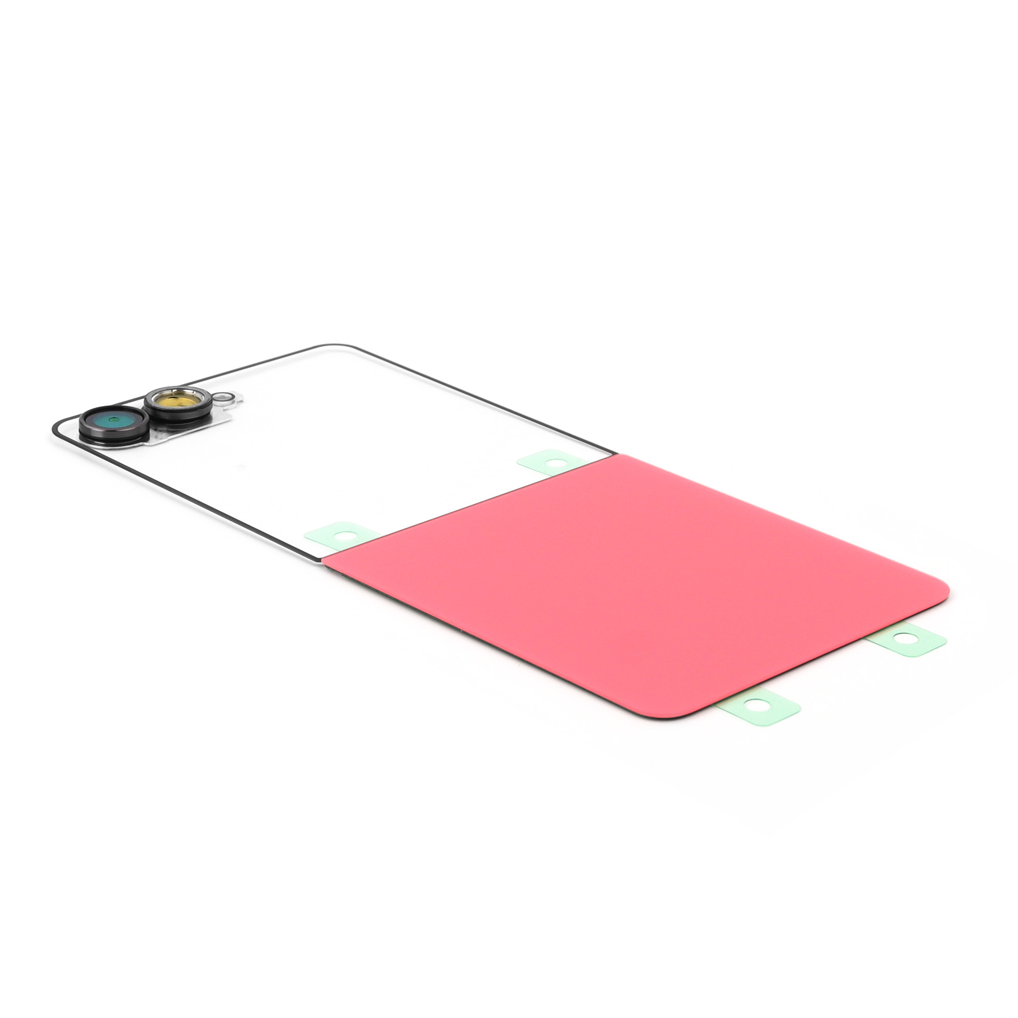 Back Cover For Samsung Galaxy Z Flip7 Coral Red OEM-Equivalent