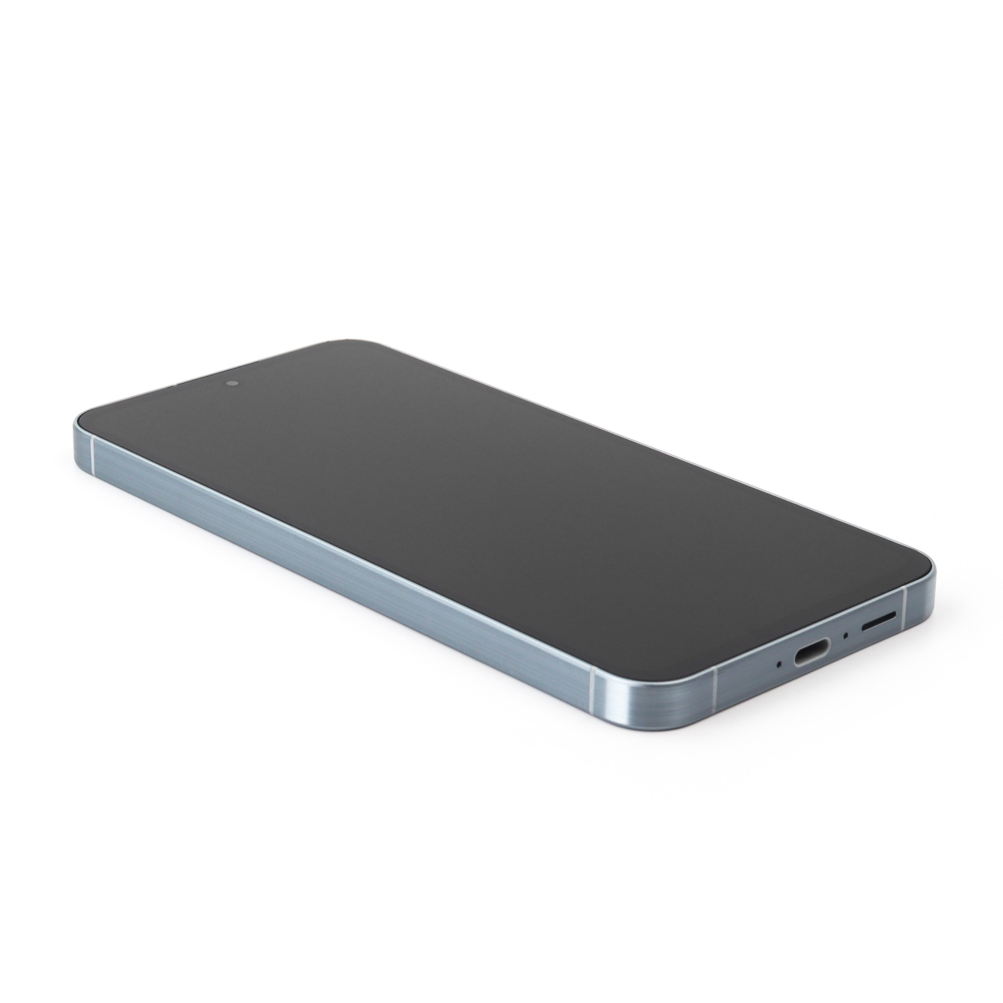 Display complete with Housing for Samsung Galaxy A55 Iceblue Soft Oled