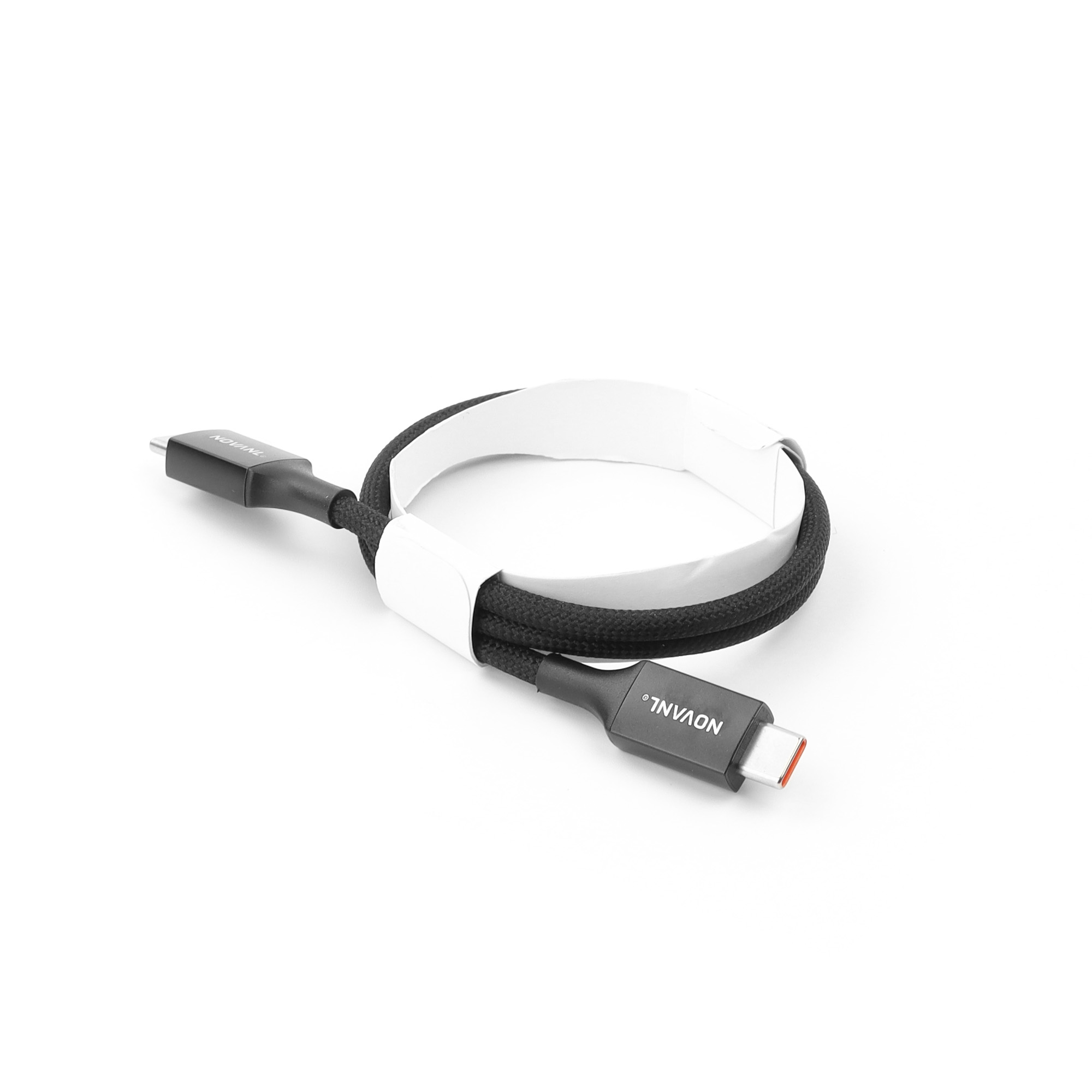 NOVANL SpeedCharge Ultra USB C to USB-C Cable 100W (0.5M) Black