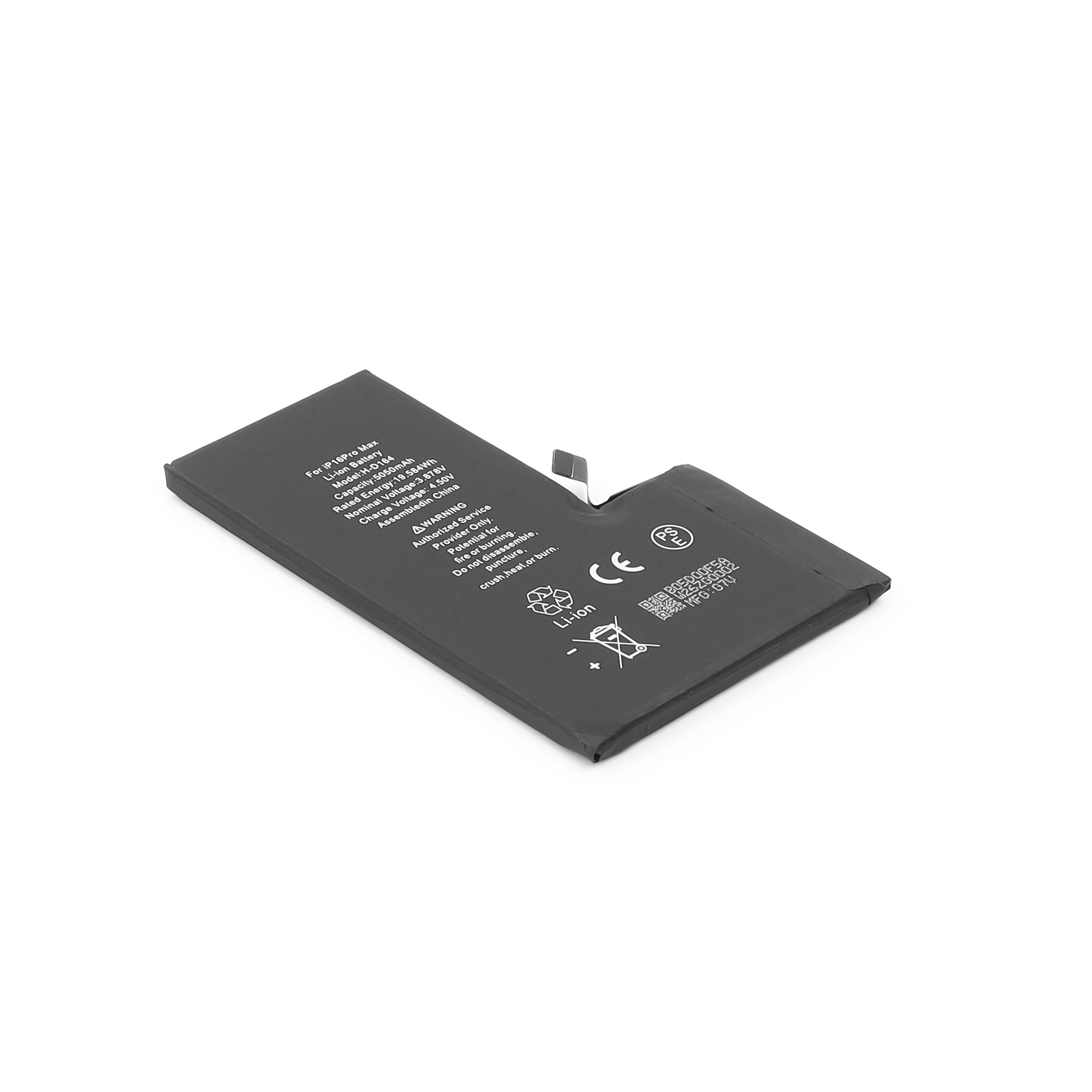 FDX Battery (with Adhesive) High Capacity (4620mAh) For iPhone 16 Pro Max OEM-Equivalent