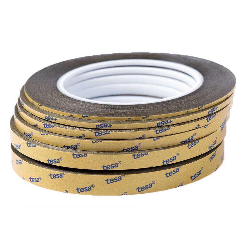 Tesa 51965 Tape set 6 pieces: 2,3,4,6,9,12mmx25meter