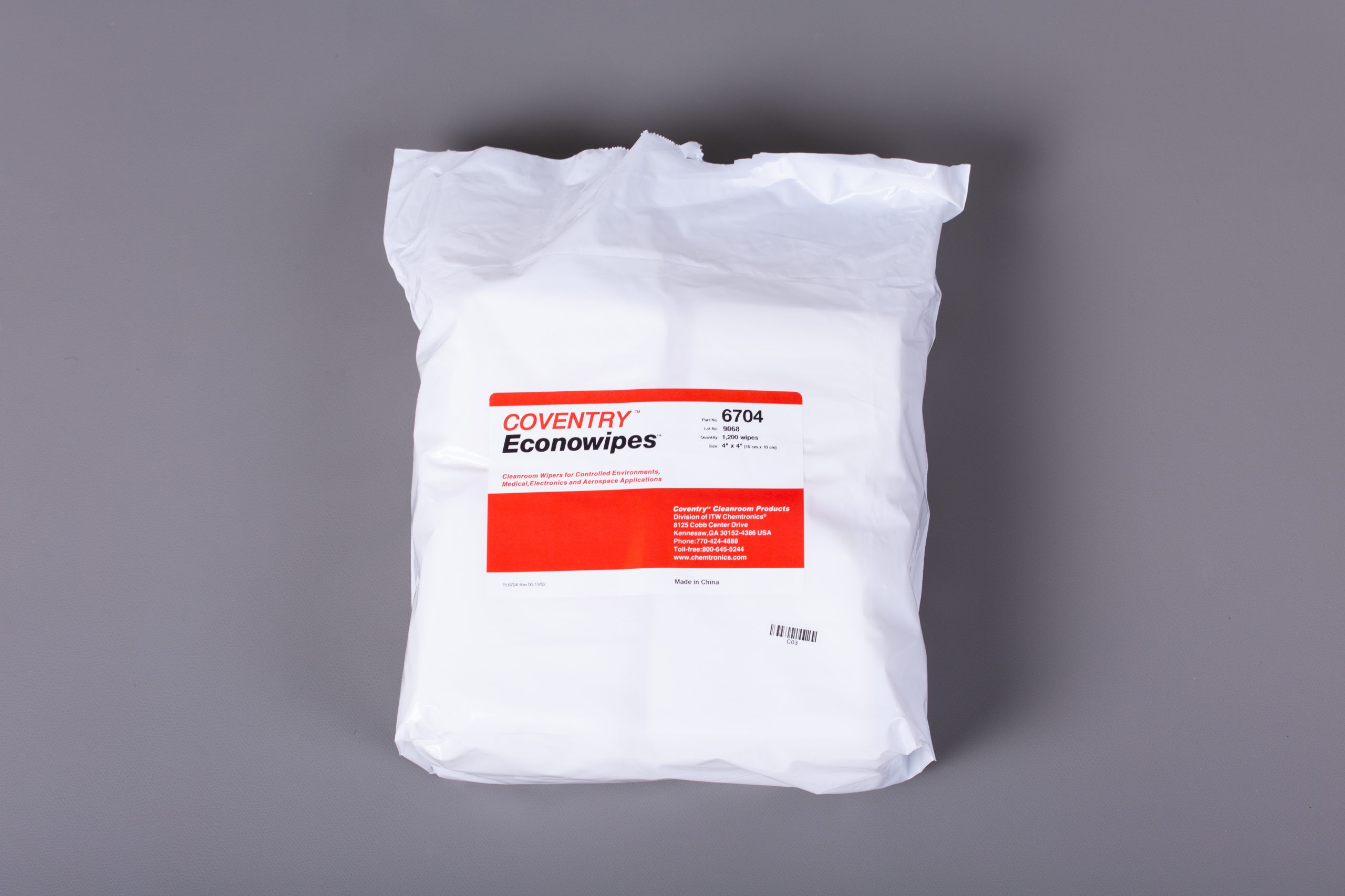 Econowipes 1200/Pack 100x100mm 6704
