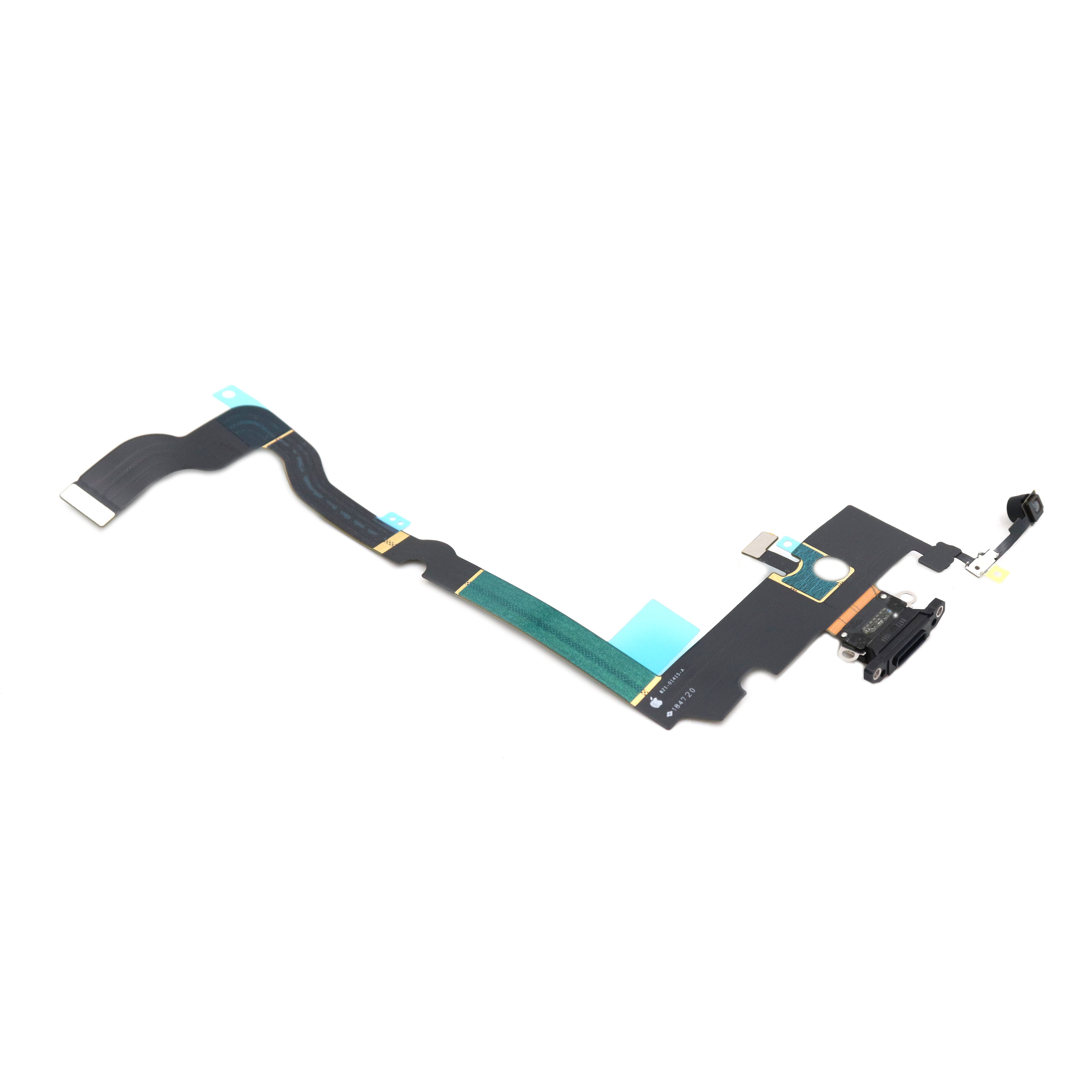 Charging Port For iPhone Xs Max Black Pulled