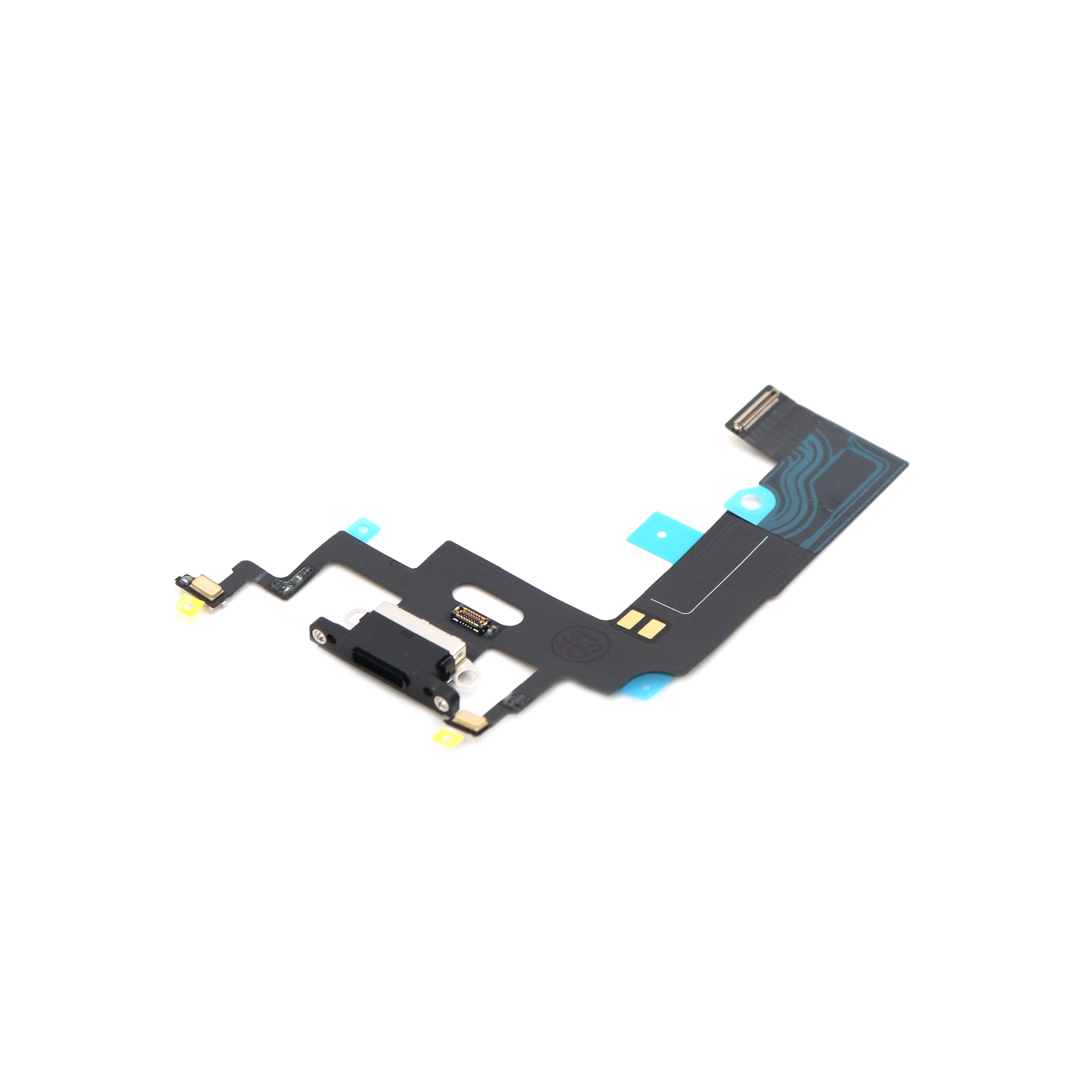 Charging Port For iPhone Xr Black Pulled