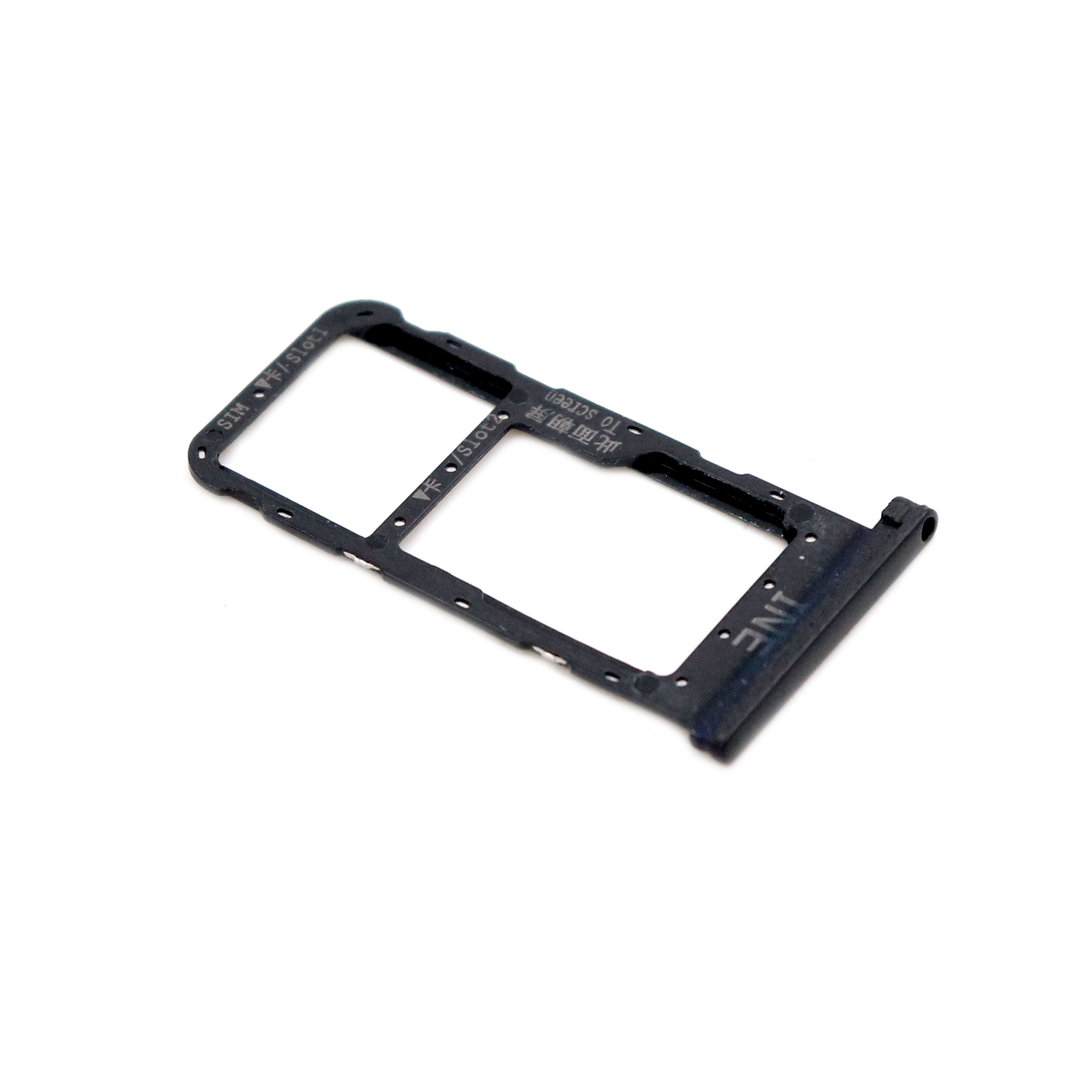 Nano Sim Card Tray For Huawei P Smart Plus Black OEM-Equivalent